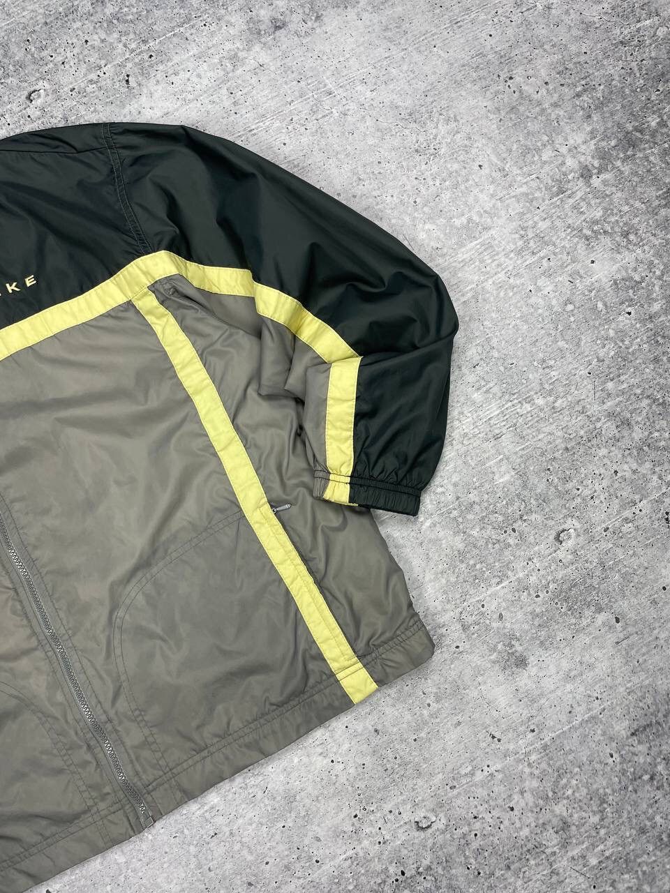 Nike × Vintage Vintage Nike 90’s Y2K Style Drill Nylon Big Back Logo Bomber Size US S / EU 44-46 / 1 - 4 Thumbnail