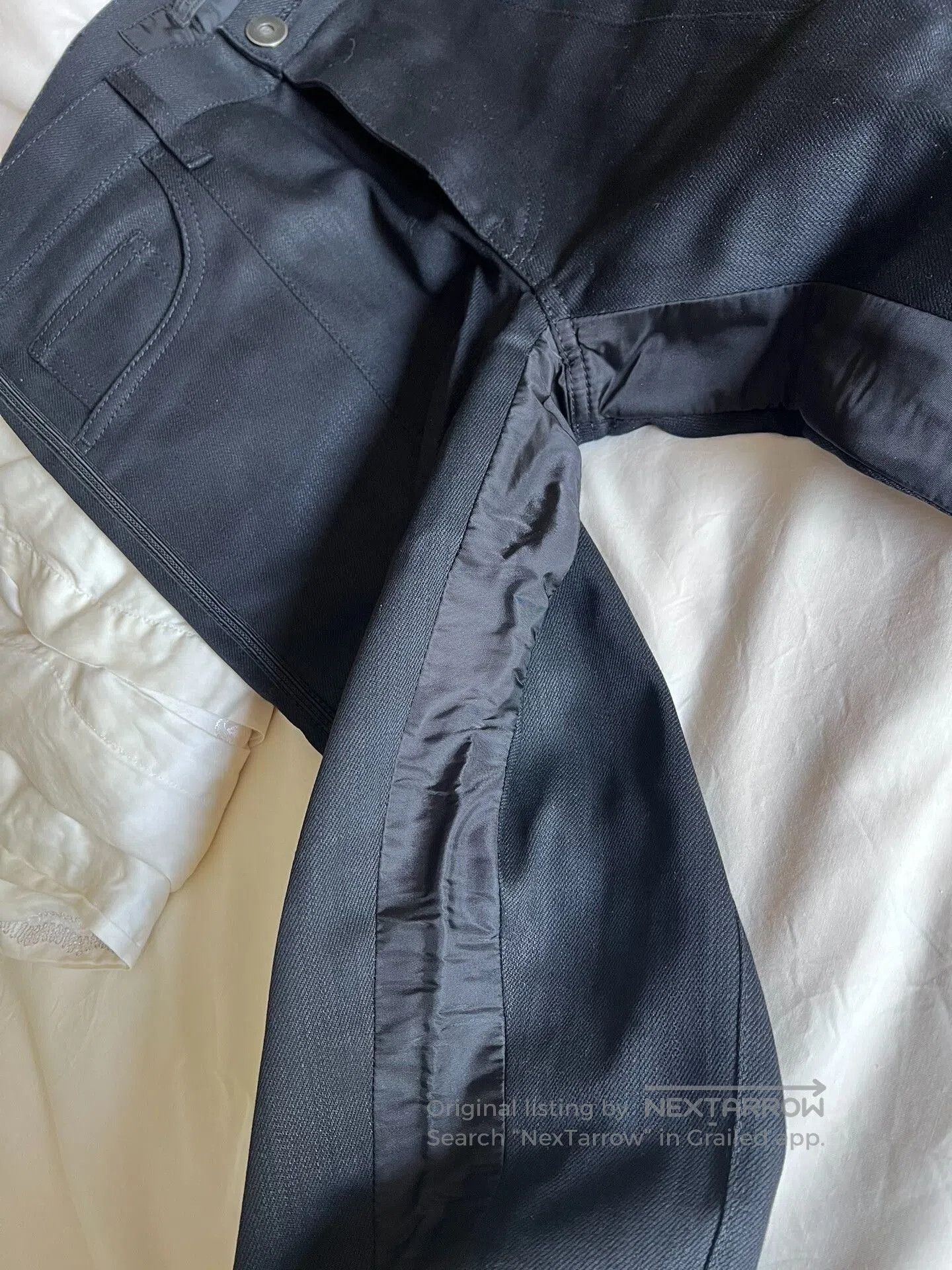 Prada Prada Black Slim Fit Pants in Excellent Condition. Size US 34 / EU 50 - 3 Thumbnail