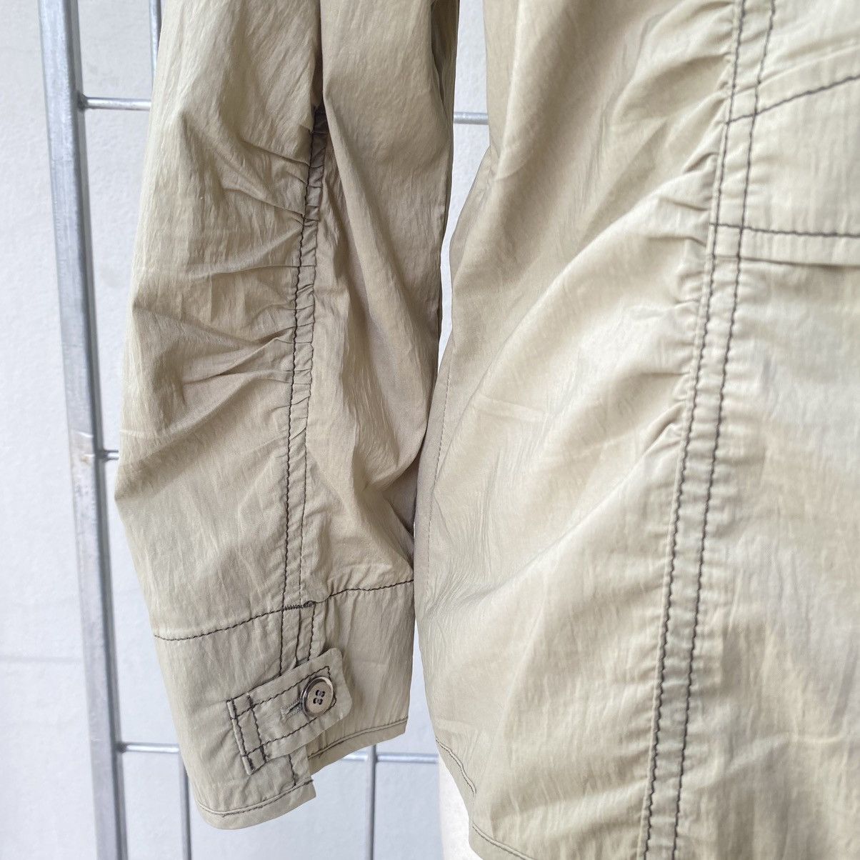 Kansai Yamamoto KANSAI BIS Beige Zip Jacket with Pocket Detail Size M / US 6-8 / IT 42-44 - 23 Thumbnail
