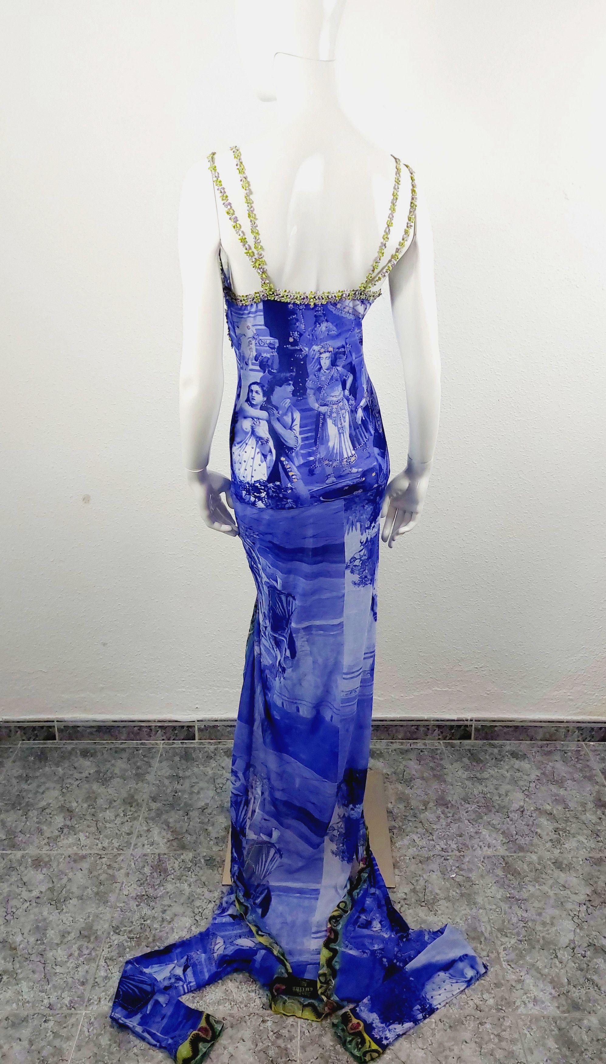 Jean Paul Gaultier Jean Paul Gaultier Oriental Bath Floral Wedding Gown Dress Size ONE SIZE - 16 Thumbnail