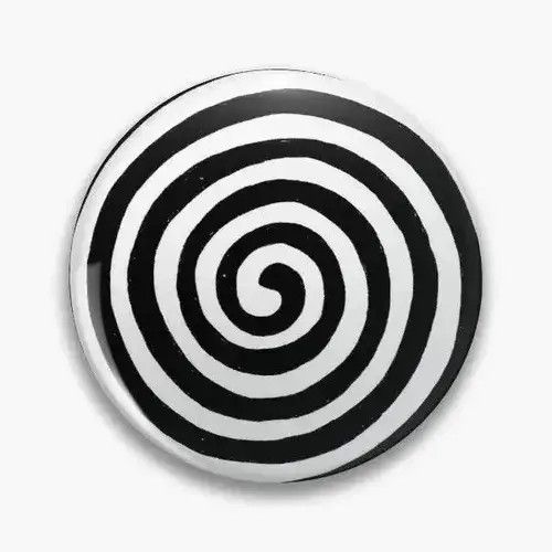 Jewelry Spiral Soft Button Pin Size ONE SIZE - 1 Thumbnail