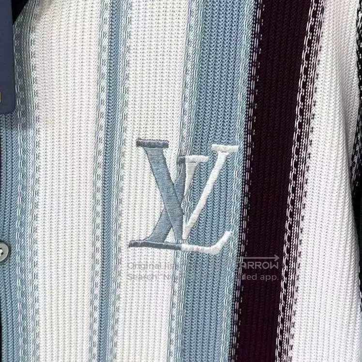 Louis Vuitton Louis Vuitton FW25 embroidered logo striped short sleeve s Size US S / EU 44-46 / 1 - 6 Thumbnail