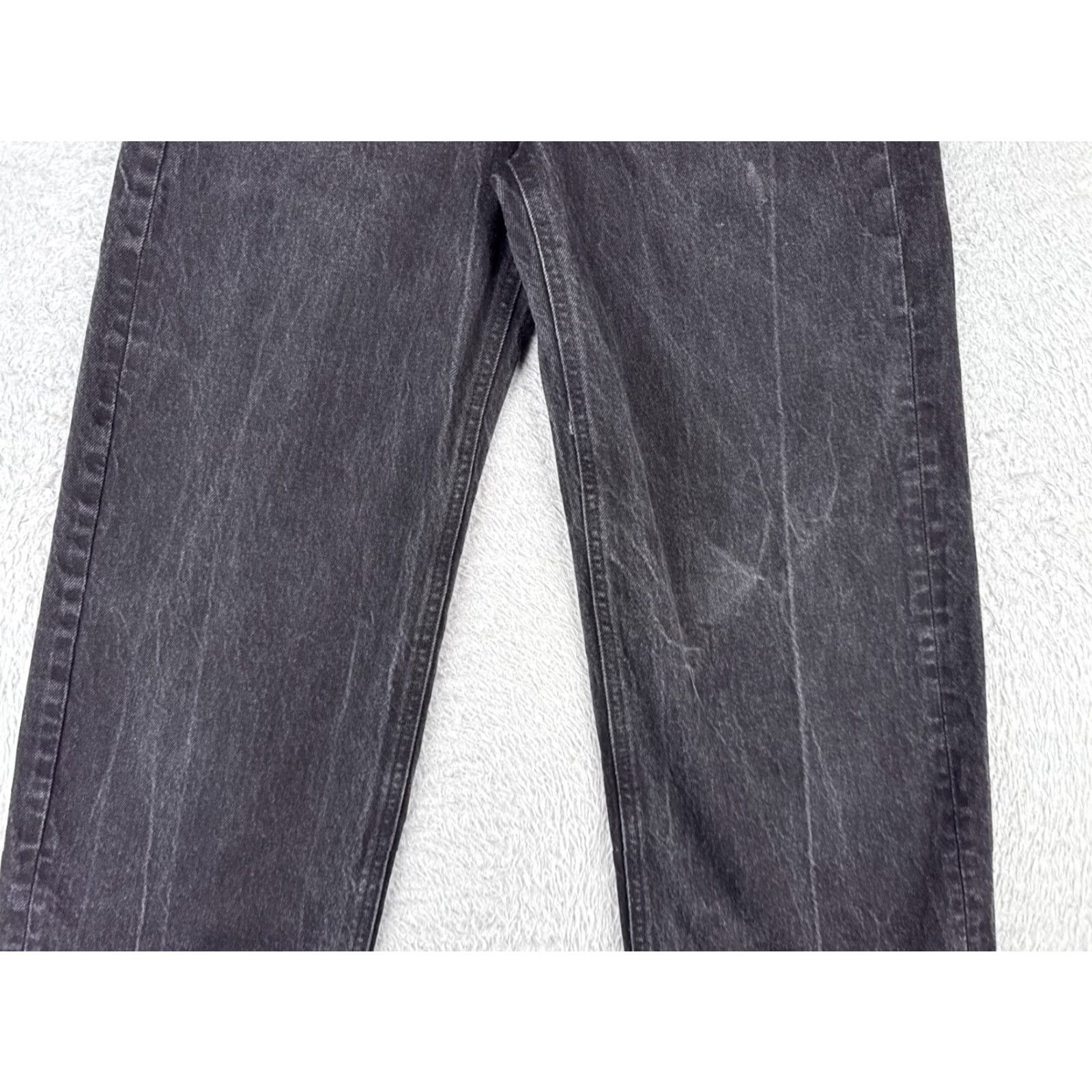 Old Navy Old Navy Jeans Women 2P Black Denim Curvy SkyHi Wide Leg Distressed Cotton 25x26 Size 26" / US 2 / IT 38 - 3 Thumbnail