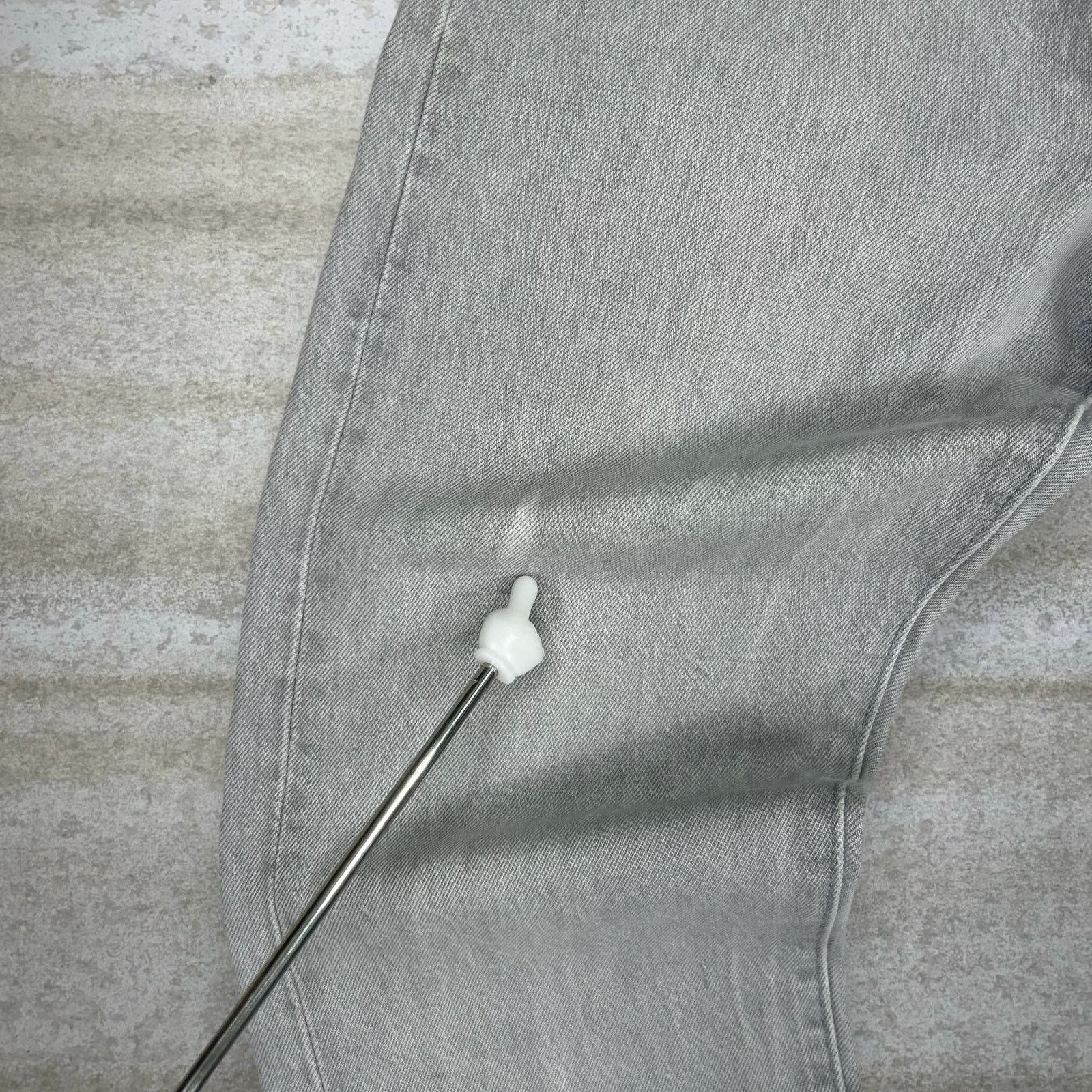 True Vintage 70s Levis Jeans 501 31x30 Regular Straight Grey