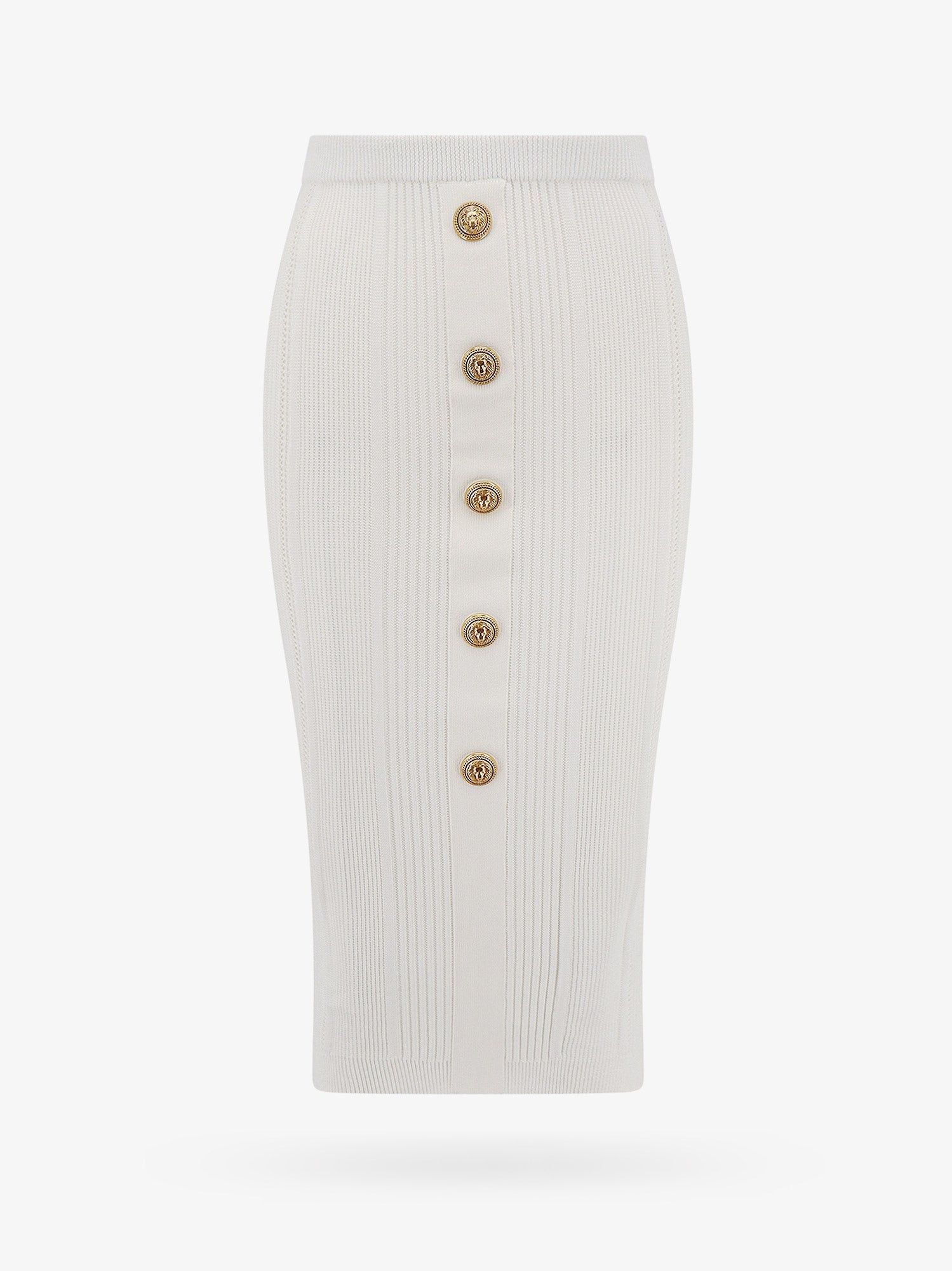 image of Balmain Skirt Woman White Skirts, Women's (Size 28)