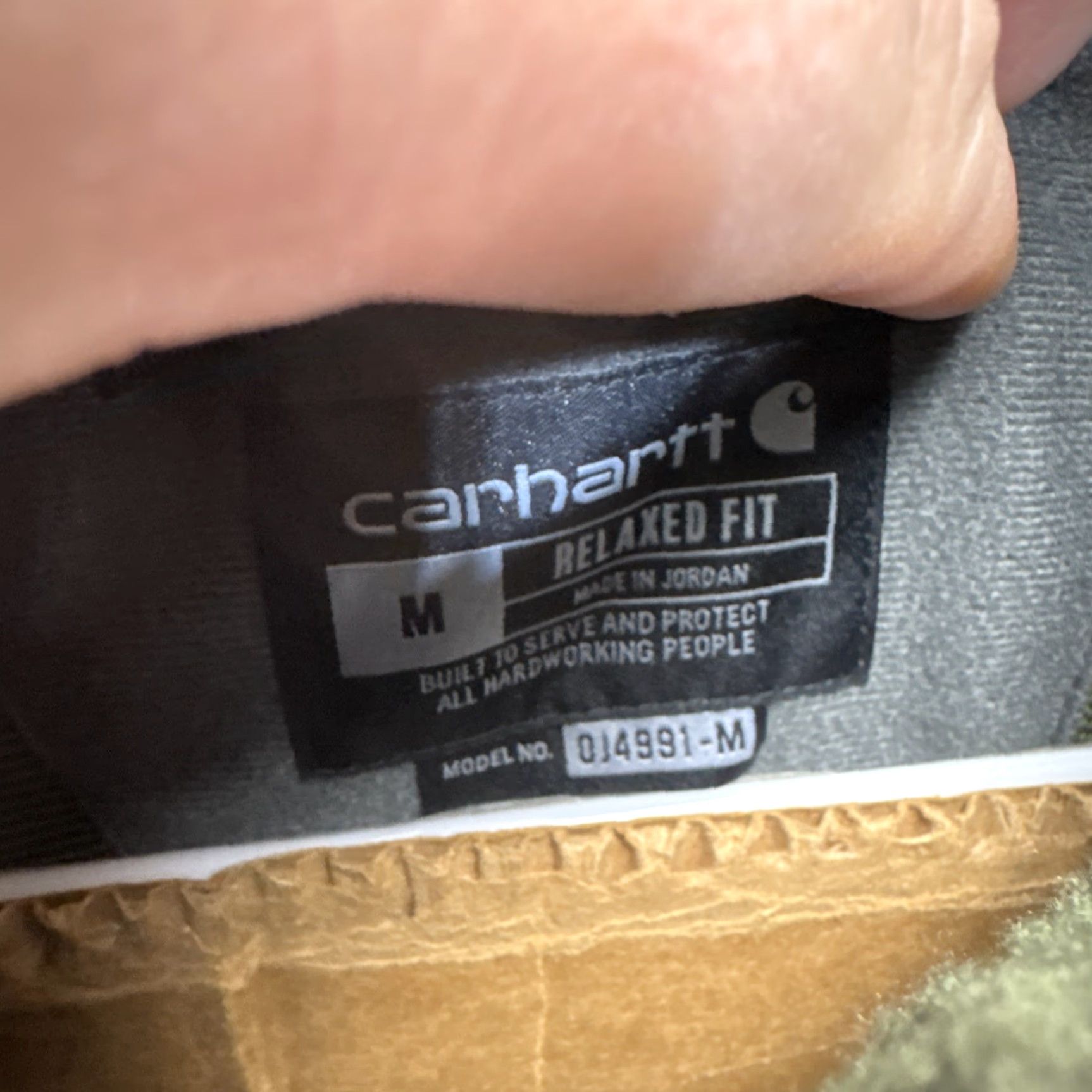 Carhartt Carhartt Men’s Relaxed Fit Fleece Pullover Sweater 0J4991 Green M Medium Sweatshirt Pullover Outdoor Hiking Winter Fall Spring Mens Green Size US M / EU 48-50 / 2 - 4 Thumbnail