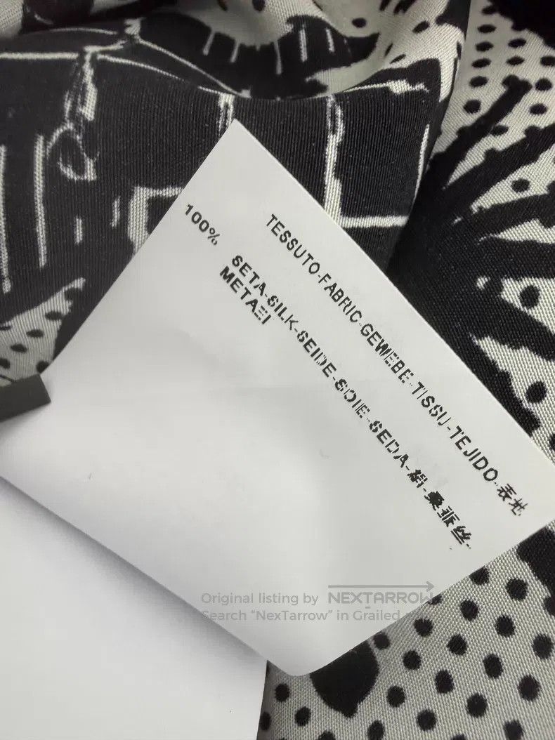 Saint Laurent Paris Saint Laurent Paris Size 39 Mulberry Silk Black and White Size US S / EU 44-46 / 1 - 6 Thumbnail