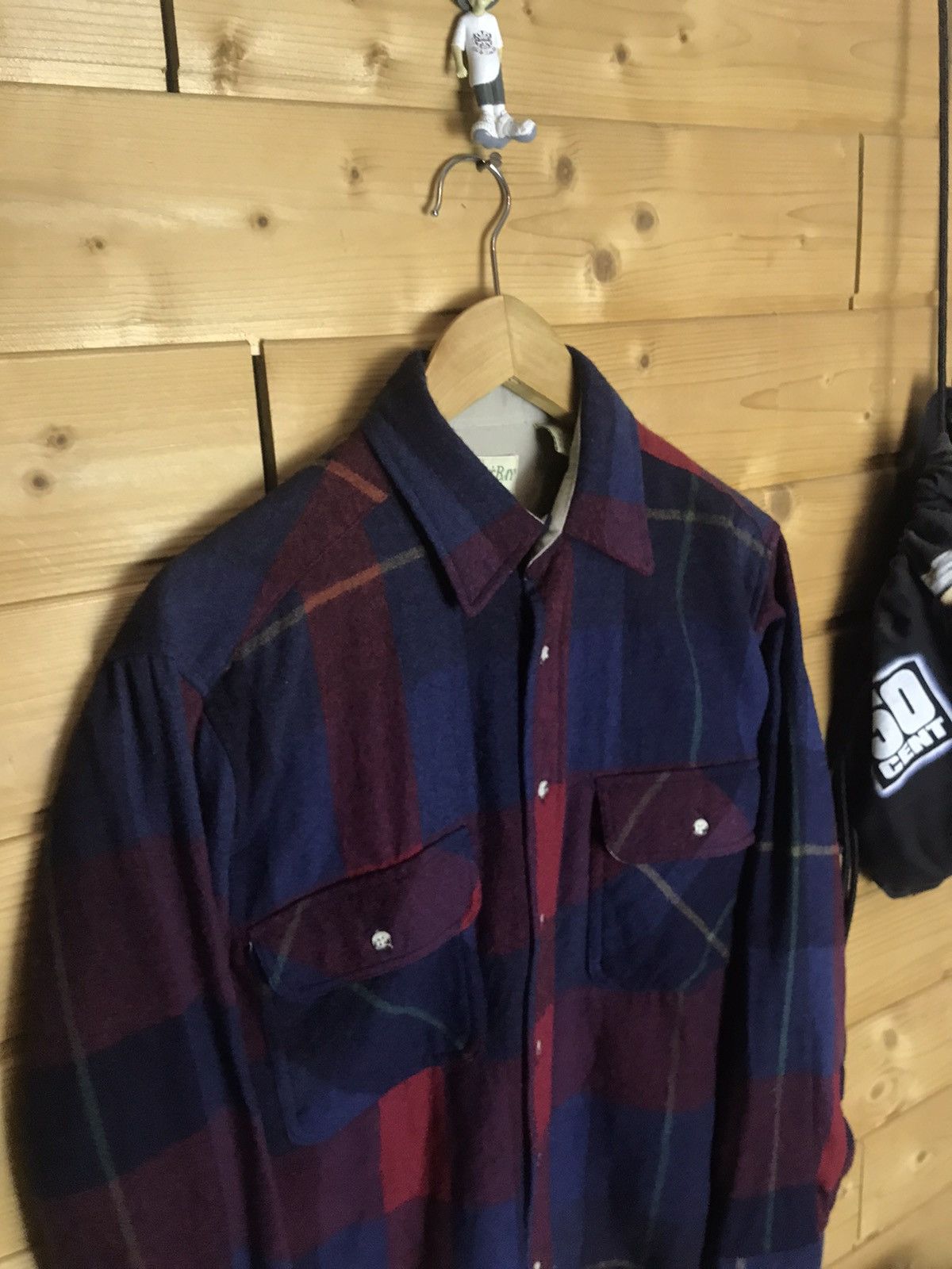 St. Johns Bay Vintage 80’s 90’s St. Johns Bay plaid flannel shirt Size US L / EU 52-54 / 3 - 3 Thumbnail