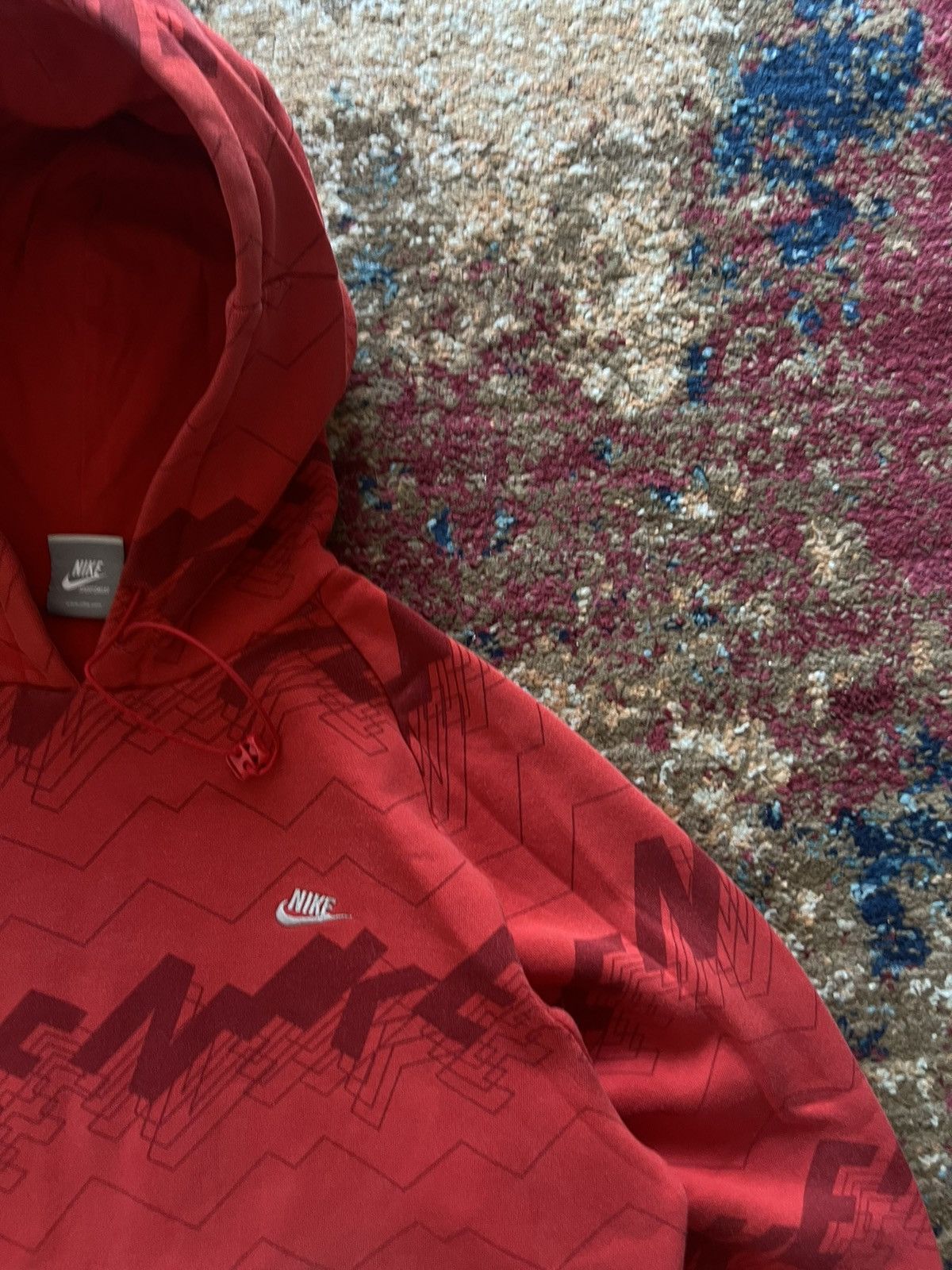 🦞 90’s NIKE RETRO Y2K MONOGRAM SWOOSH HOODIE