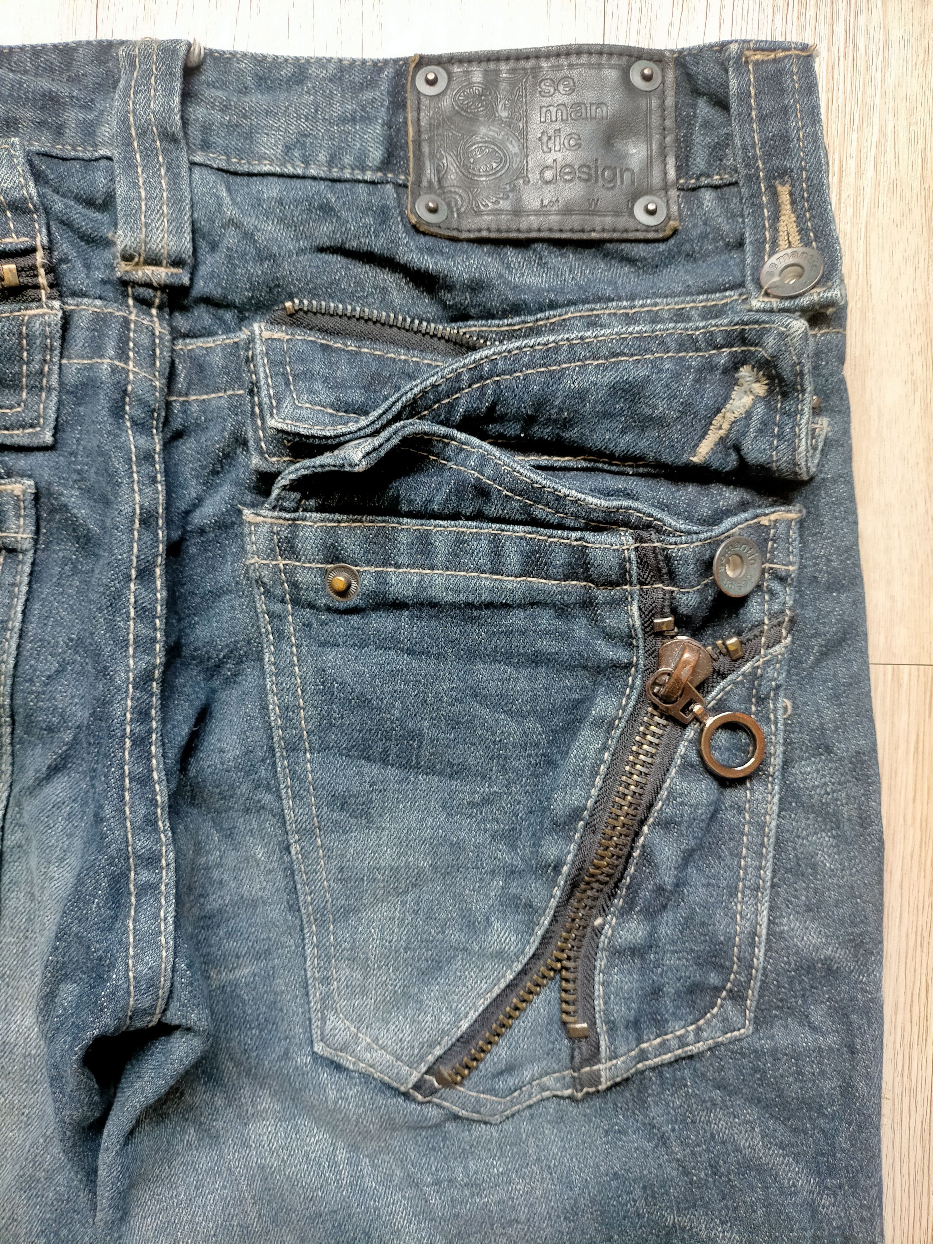 semanticdesign Semantic Design Flare Japanese Multipocket Denim Size US 32 / EU 48 - 13 Thumbnail