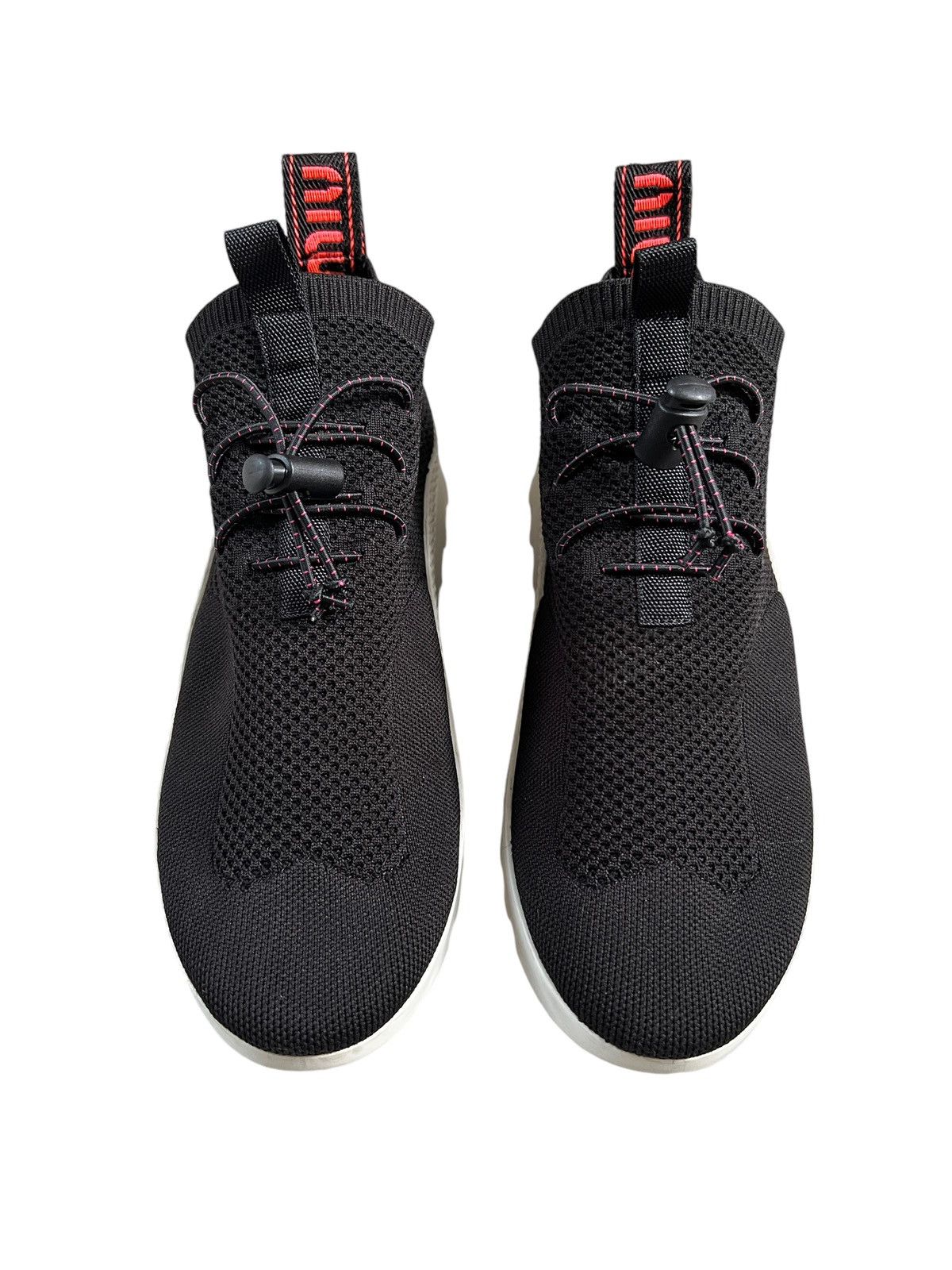 Miu Miu × Prada Miu Miu Black Technical Knit Sneakers Size US 7 / IT 37 - 4 Thumbnail