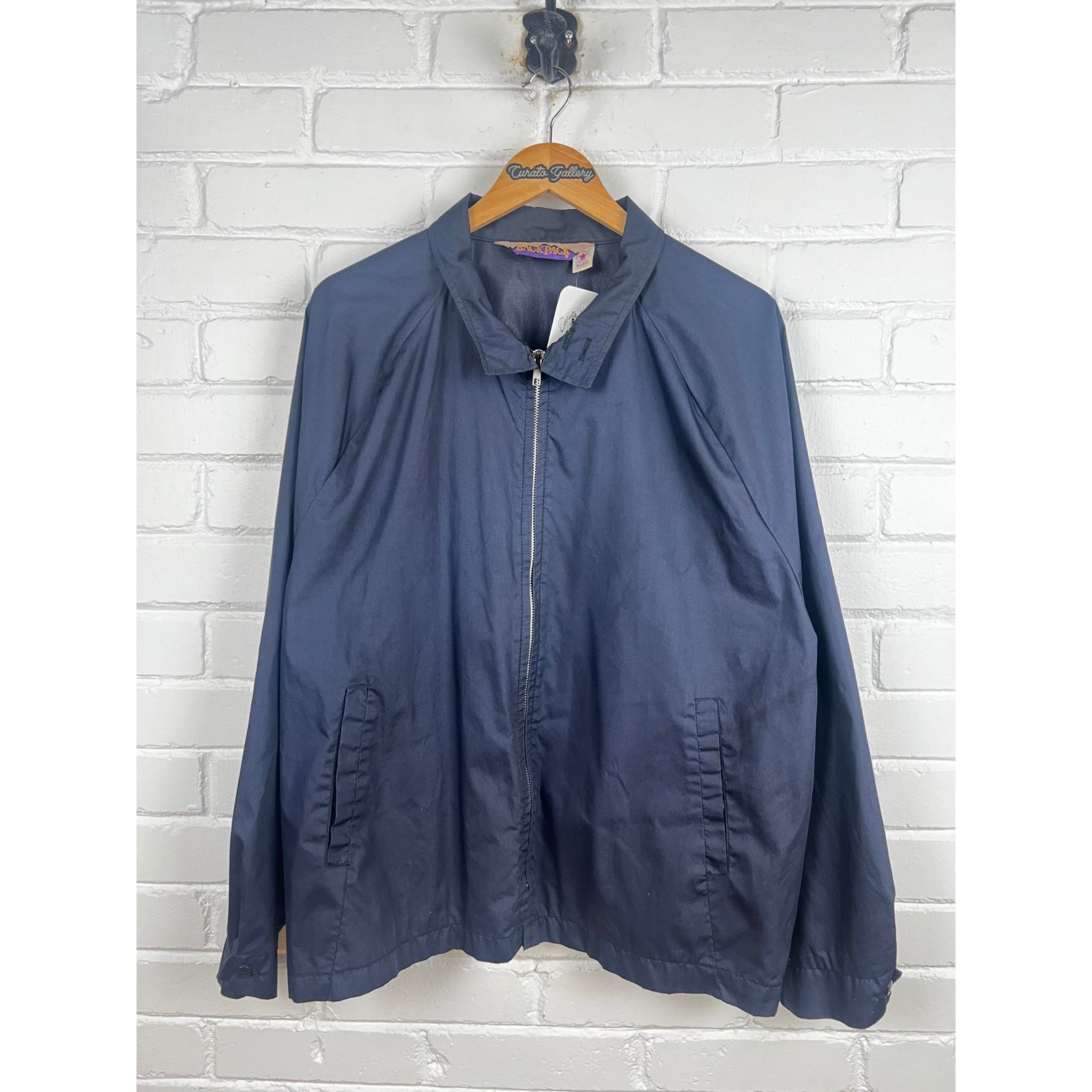 Vintage Vintage 90s Back Pack Light Harrington Style Cropped XL Size US XL / EU 56 / 4 - 1 Thumbnail