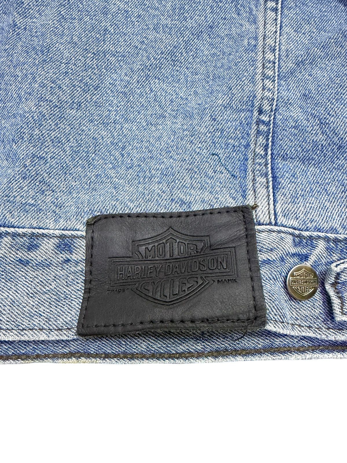 Harley Davidson Vintage Harley Davidson Denim Jacket Size US S / EU 44-46 / 1 - 10 Thumbnail