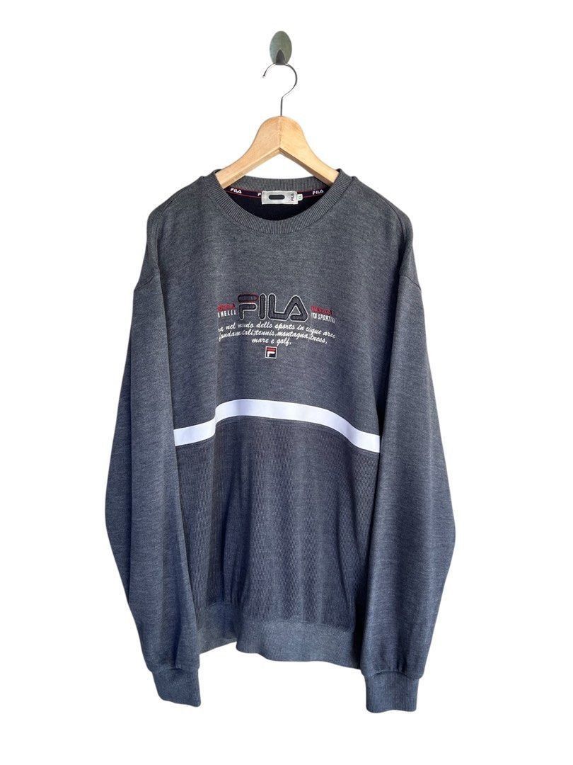 Fila Vintage Fila Big Logo Sweatshirt Size US L / EU 52-54 / 3 - 1 Thumbnail