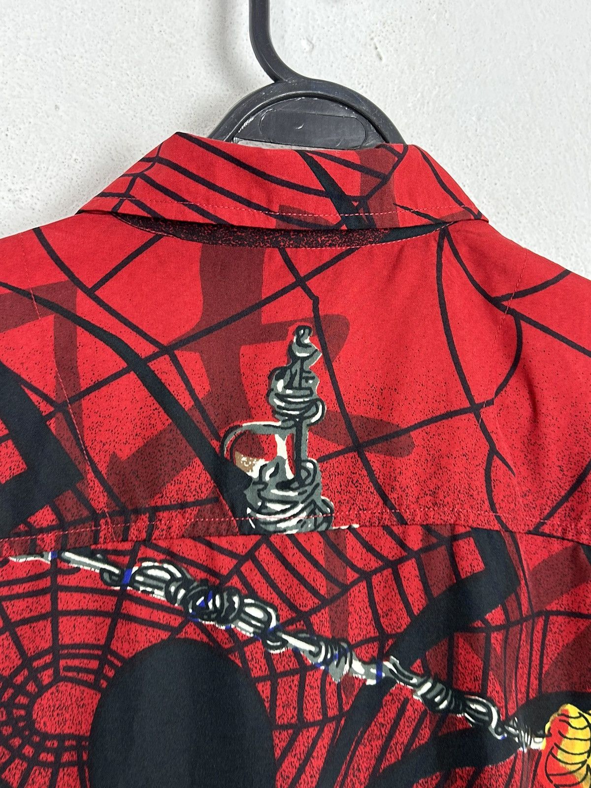 Marvel Comics 00s Vintage Spider-Man Marvel Allover Design AOP Shirt Size US L / EU 52-54 / 3 - 7 Thumbnail