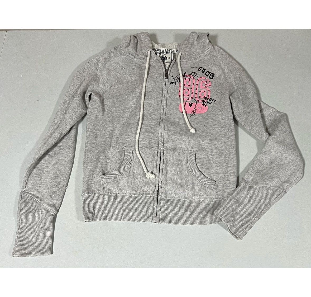 Victoria's Secret Victoria’s Secret PINK Y2K Diamond Sweatshirt Hoodie XS 🎀✨ Size XS / US 0-2 / IT 36-38 - 2 Thumbnail