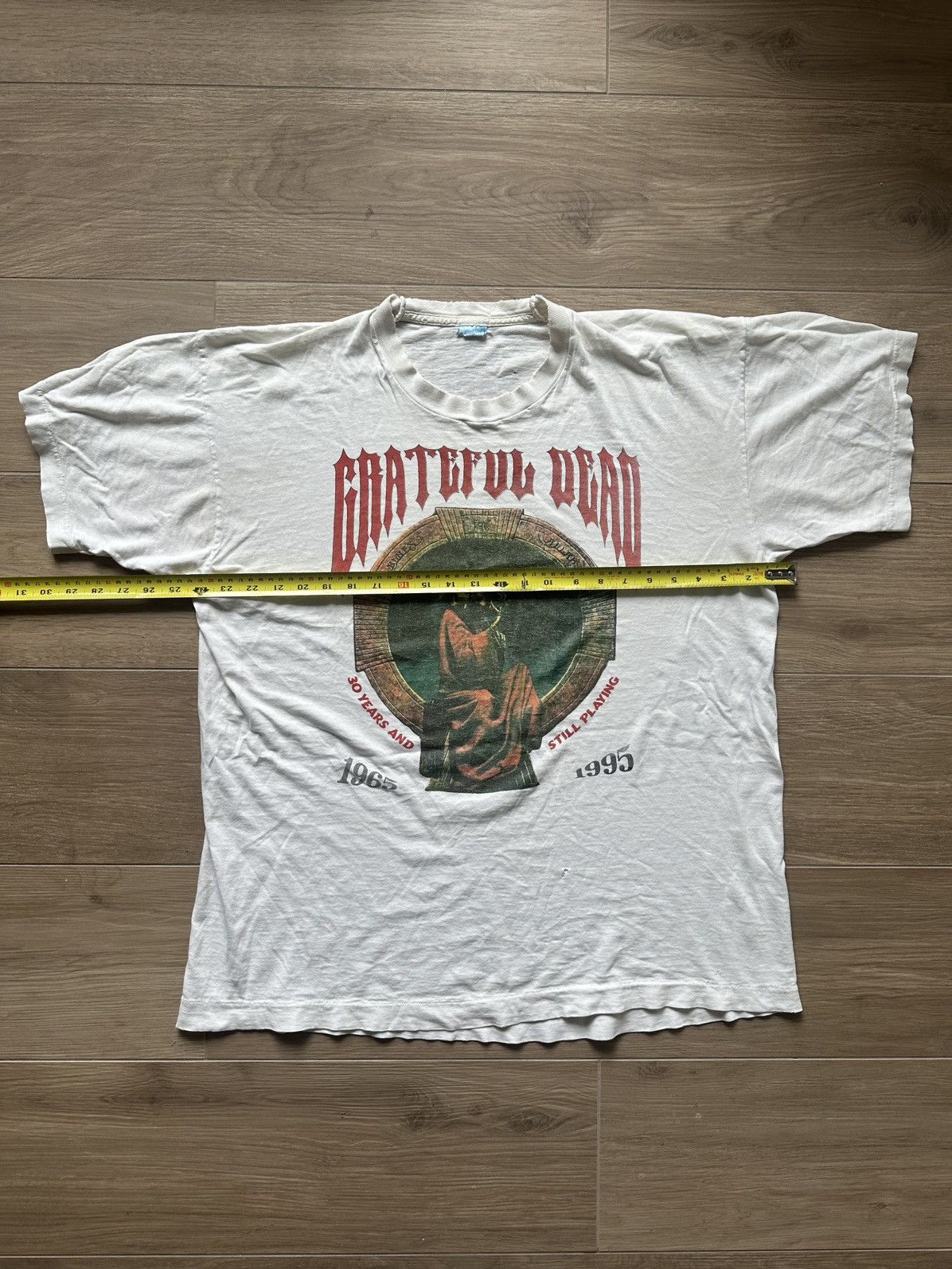 Vintage Distressed Grateful Dead 1995 Tour Shirt Size US XL / EU 56 / 4 - 4 Thumbnail