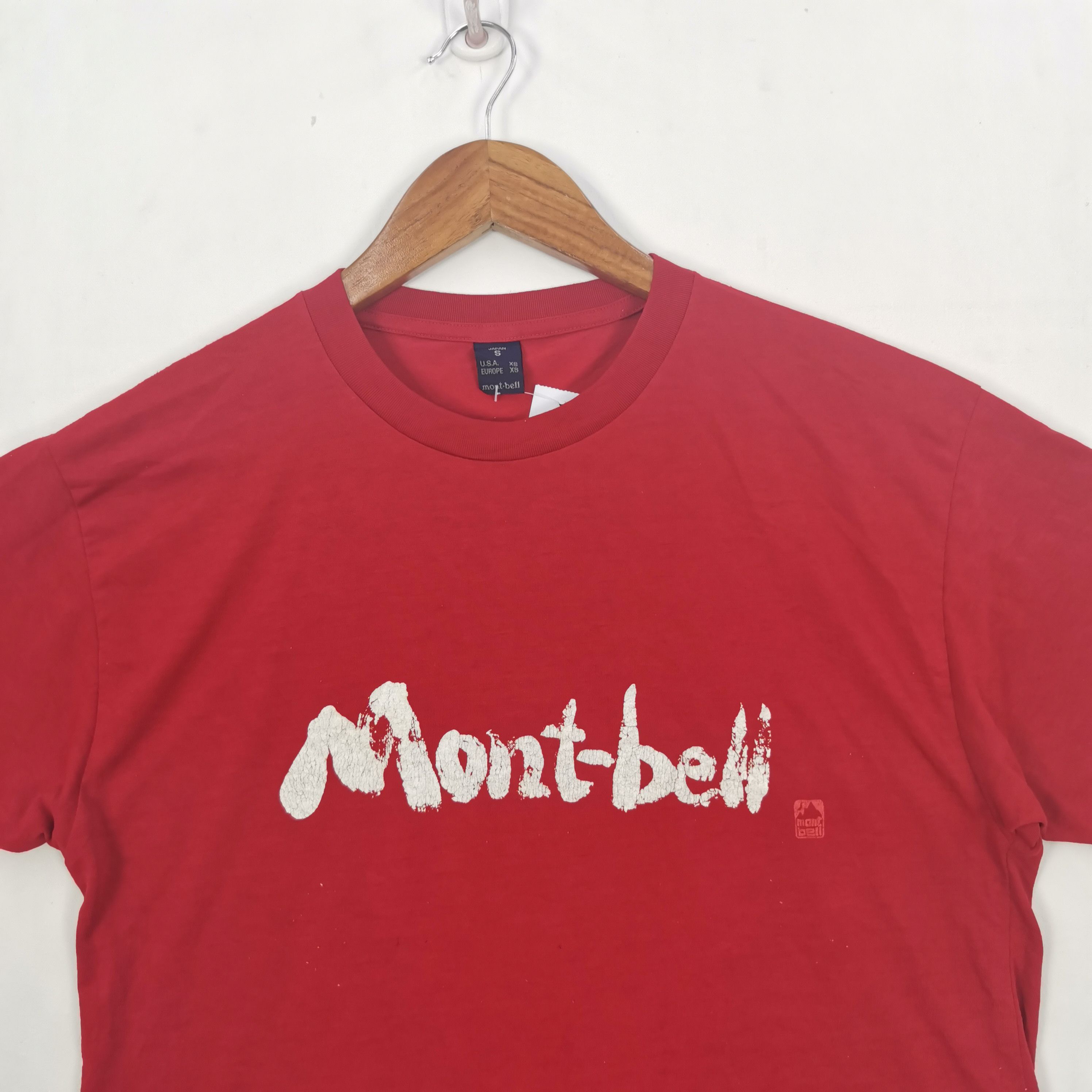 Montbell Vintage 90s Montbell T-Shirt Montbell Crewneck SOLD Size US S / EU 44-46 / 1 - 3 Thumbnail