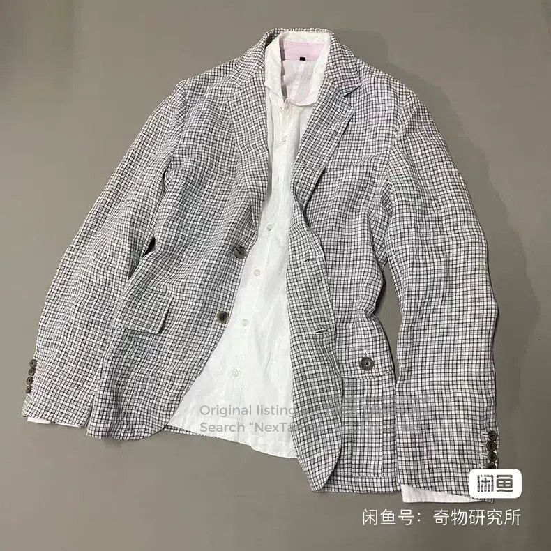 Hermes Hermes Men's Designer Hunting Jacket, Linen Material Size 48R - 1 Thumbnail