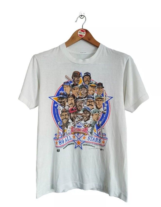 Vintage Baseball All-Star Game 1989 Caricature t-shirt