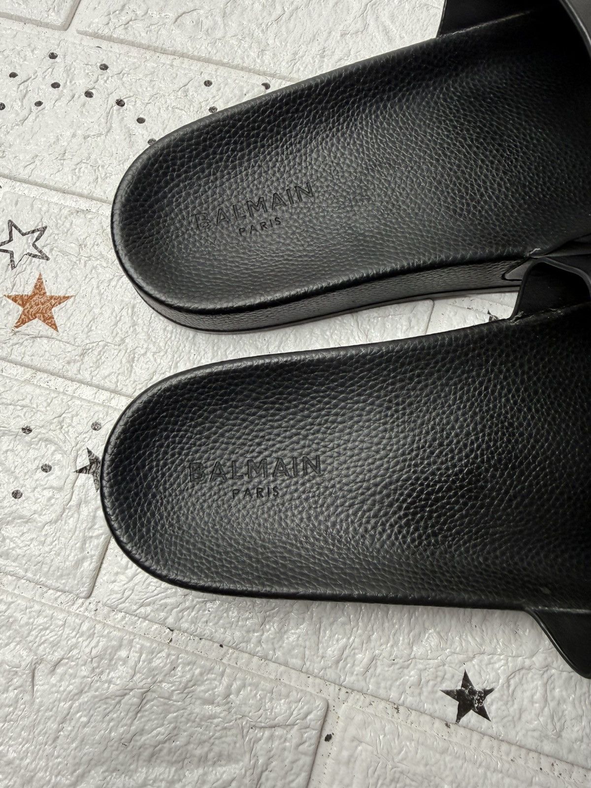 Balmain BALMAIN FLIP FLOPS slides US10 UK8 EUR43 Black Size US 10 / EU 43 - 5 Thumbnail