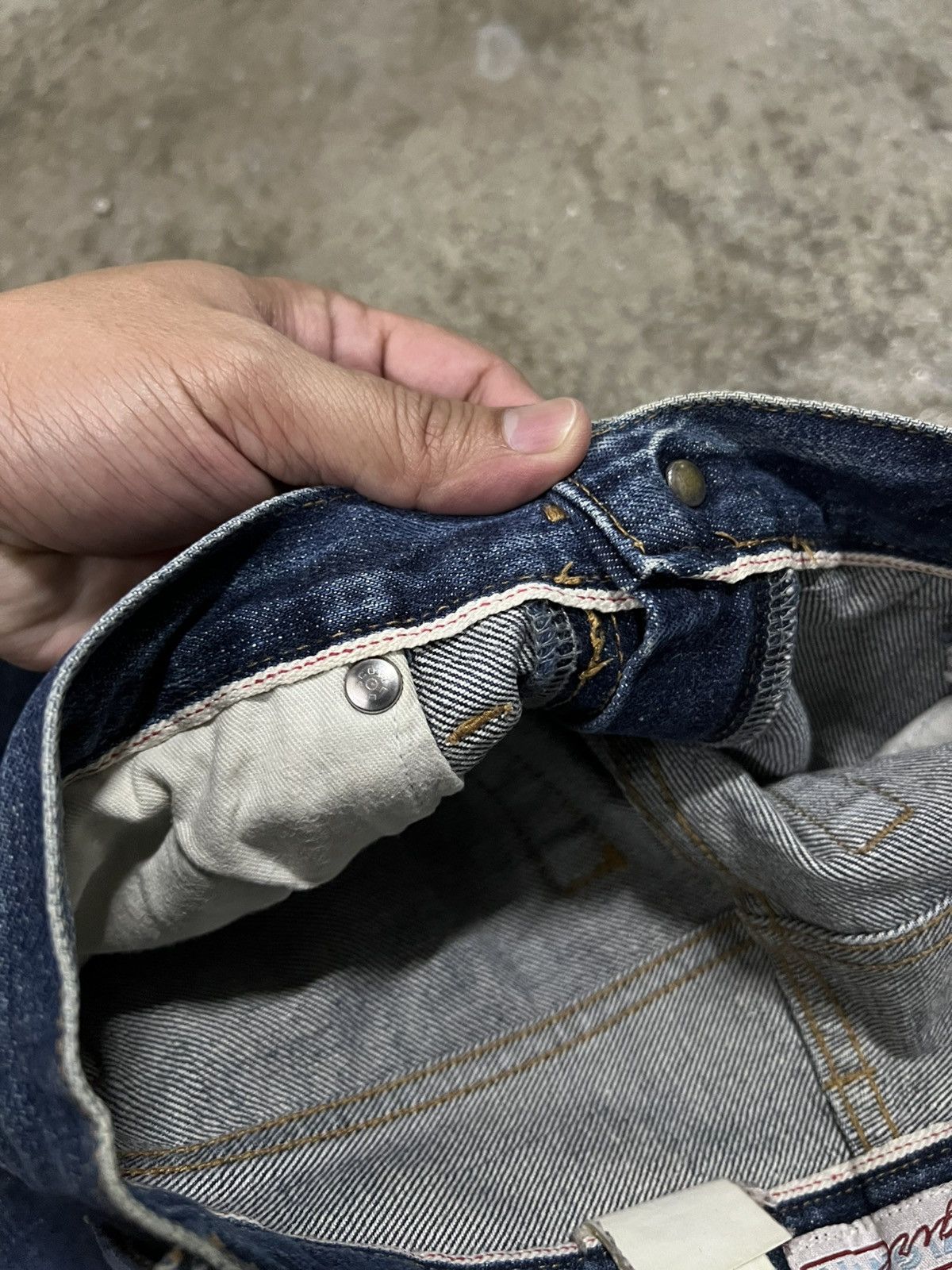 Japanese Brand 💥Flare💥Vintage 90’s Chevignon Distress Jean Size US 28 / EU 44 - 18 Thumbnail