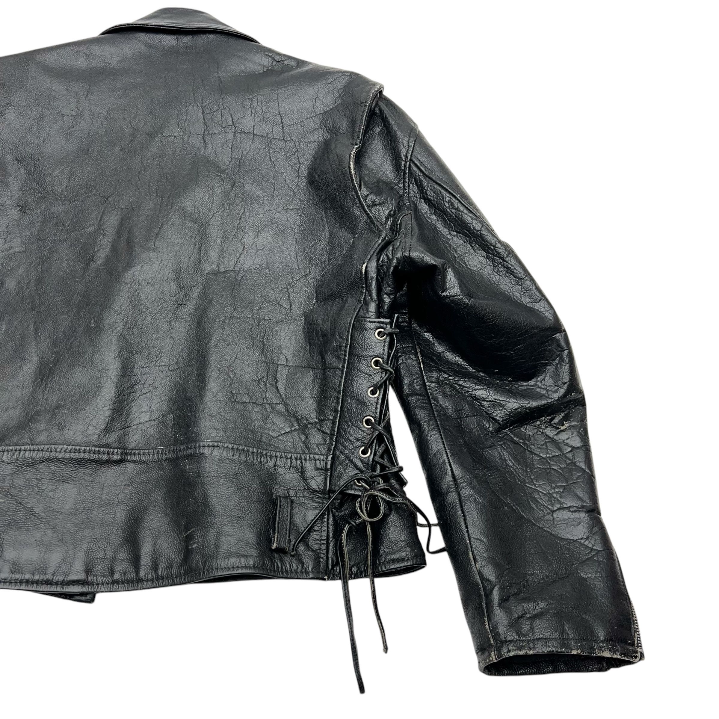 Cosa Nova × Vintage Vintage Cosa Nova Biker Leather Jacket Size US L / EU 52-54 / 3 - 10 Thumbnail