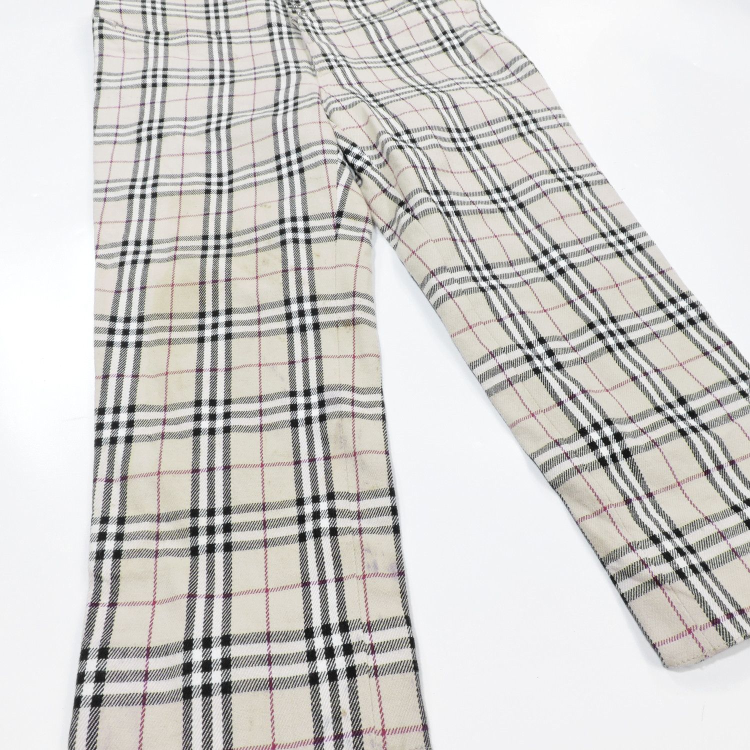 Burberry BURBERRY LONDON BLUE LABEL CHECK LONG PANTS Size 26" / US 2 / IT 38 - 7 Thumbnail