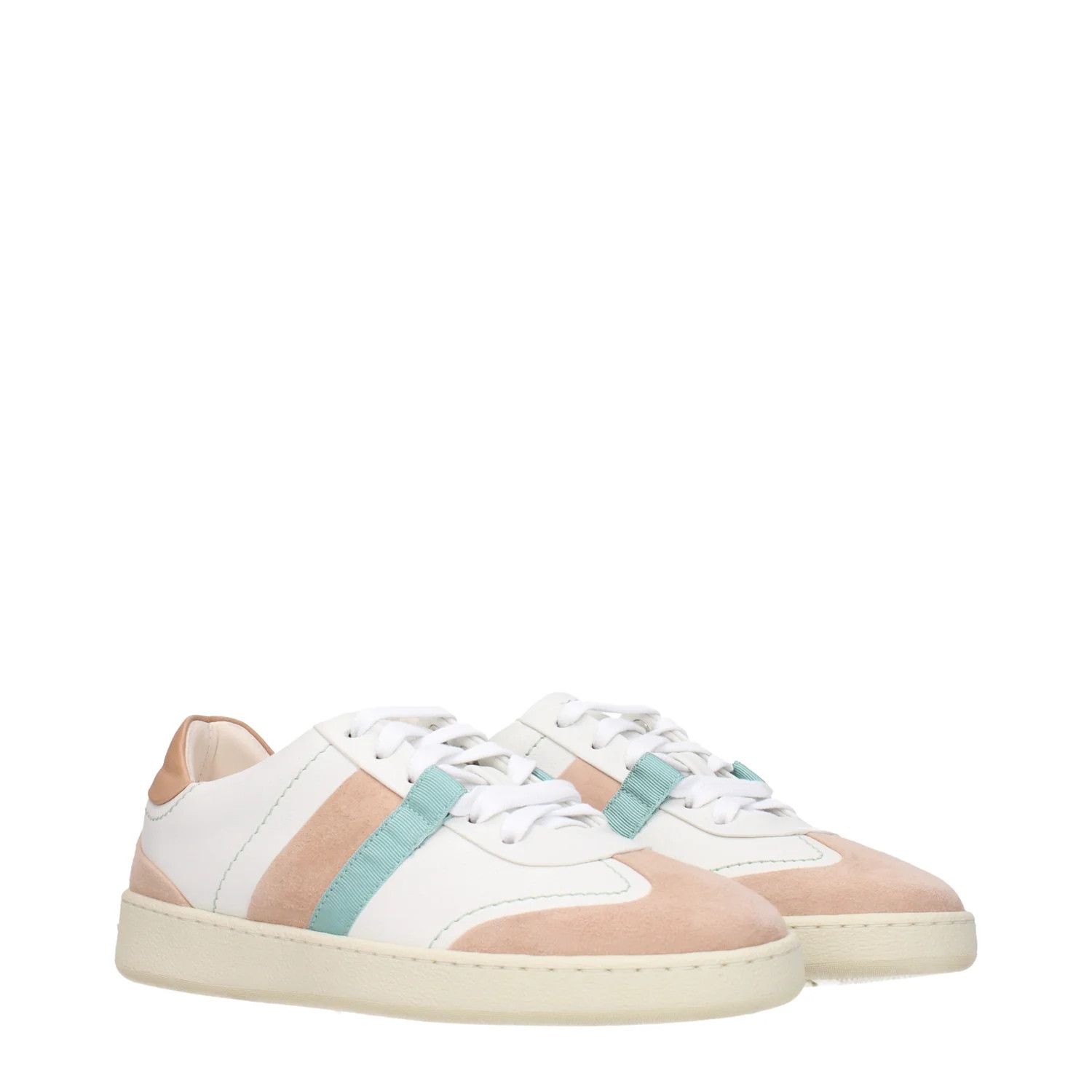 Salvatore Ferragamo ob1o1e1224 Leather Sneakers in Multicolor Size US 5.5 / IT 35.5 - 2 Thumbnail