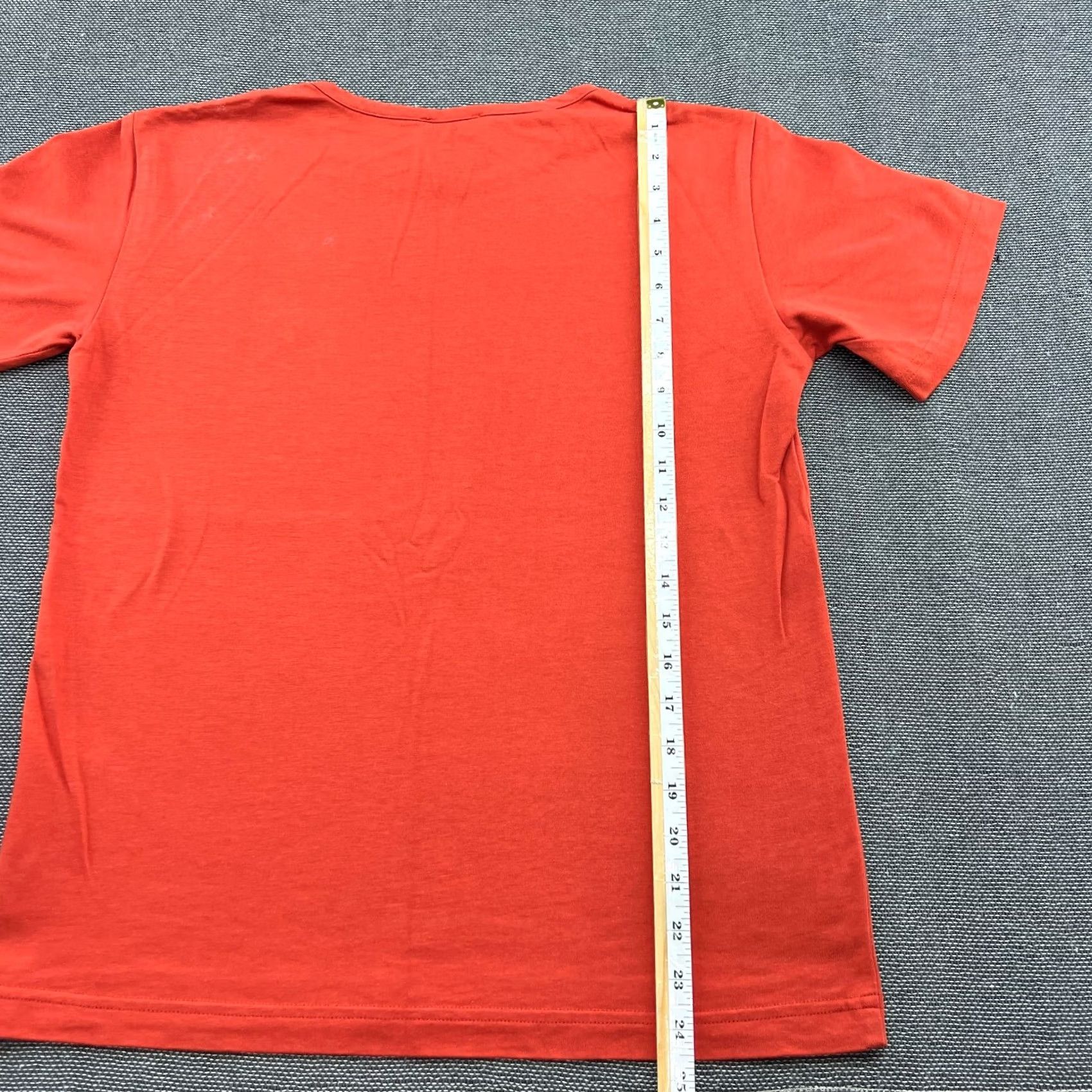 Escada ESCADA Sport Womens Shirt Medium Orange Short Sleeves Cotton Canvas T-Shirt Women Shirt Moisture Wicking Ladies Size M / US 6-8 / IT 42-44 - 4 Thumbnail