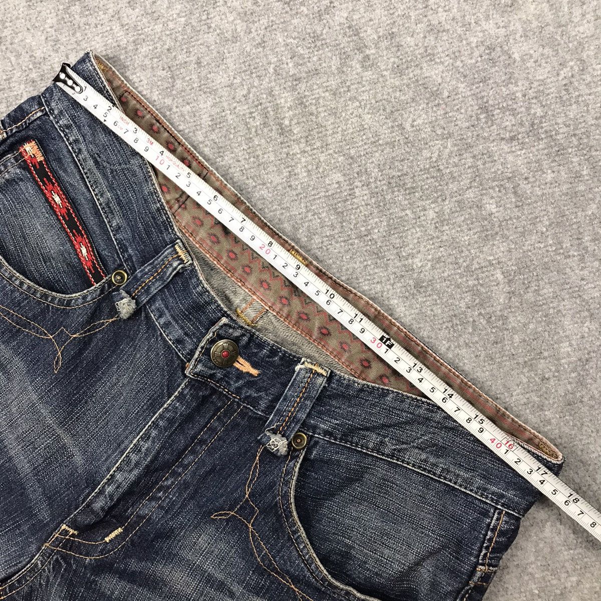 Edwin DISTRESSED DENIM EDWIN BAGGY PANTS Size US 34 / EU 50 - 15 Thumbnail