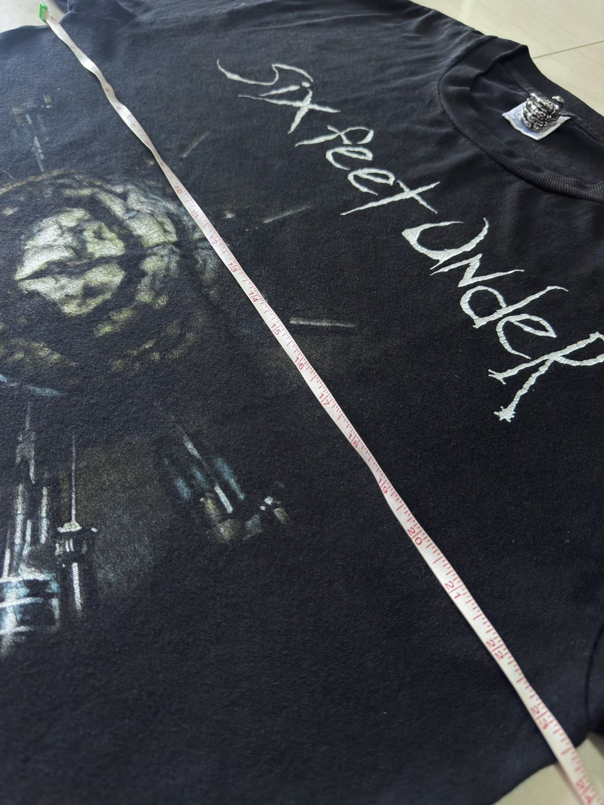 Band Tees 90s Six Feet Under Maximum Violence VTG Haunted Delta Shirt Size US L / EU 52-54 / 3 - 10 Thumbnail