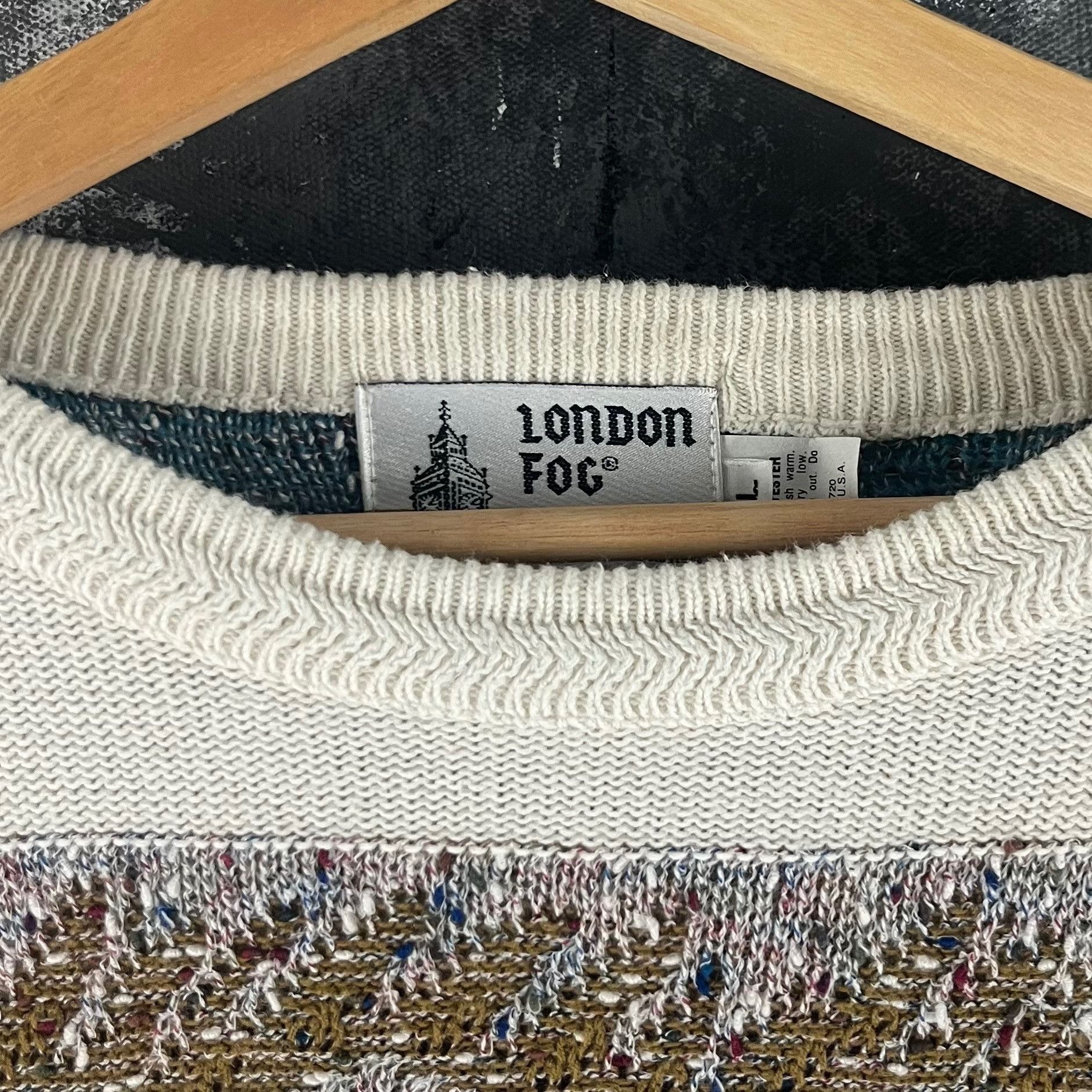 London Fog × Vintage Vintage 90’s London Fog sweater Size US XL / EU 56 / 4 - 3 Thumbnail