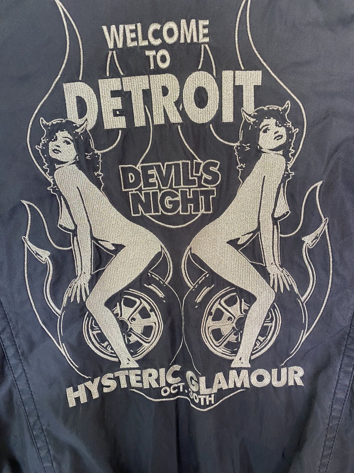 Hysteric Glamour HYSTERIC embroidery Devil night Bomber Jacket Size S / US 4 / IT 40 - 5 Thumbnail