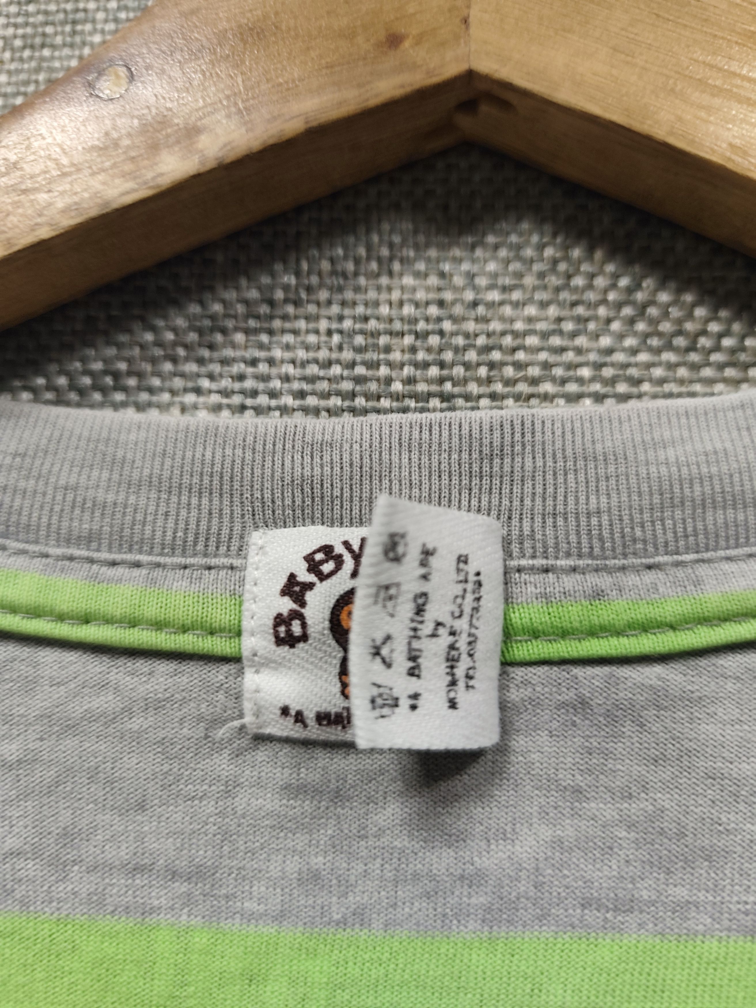 Bape Baby Milo Striped Long Sleeve Shirt Size US M / EU 48-50 / 2 - 6 Thumbnail
