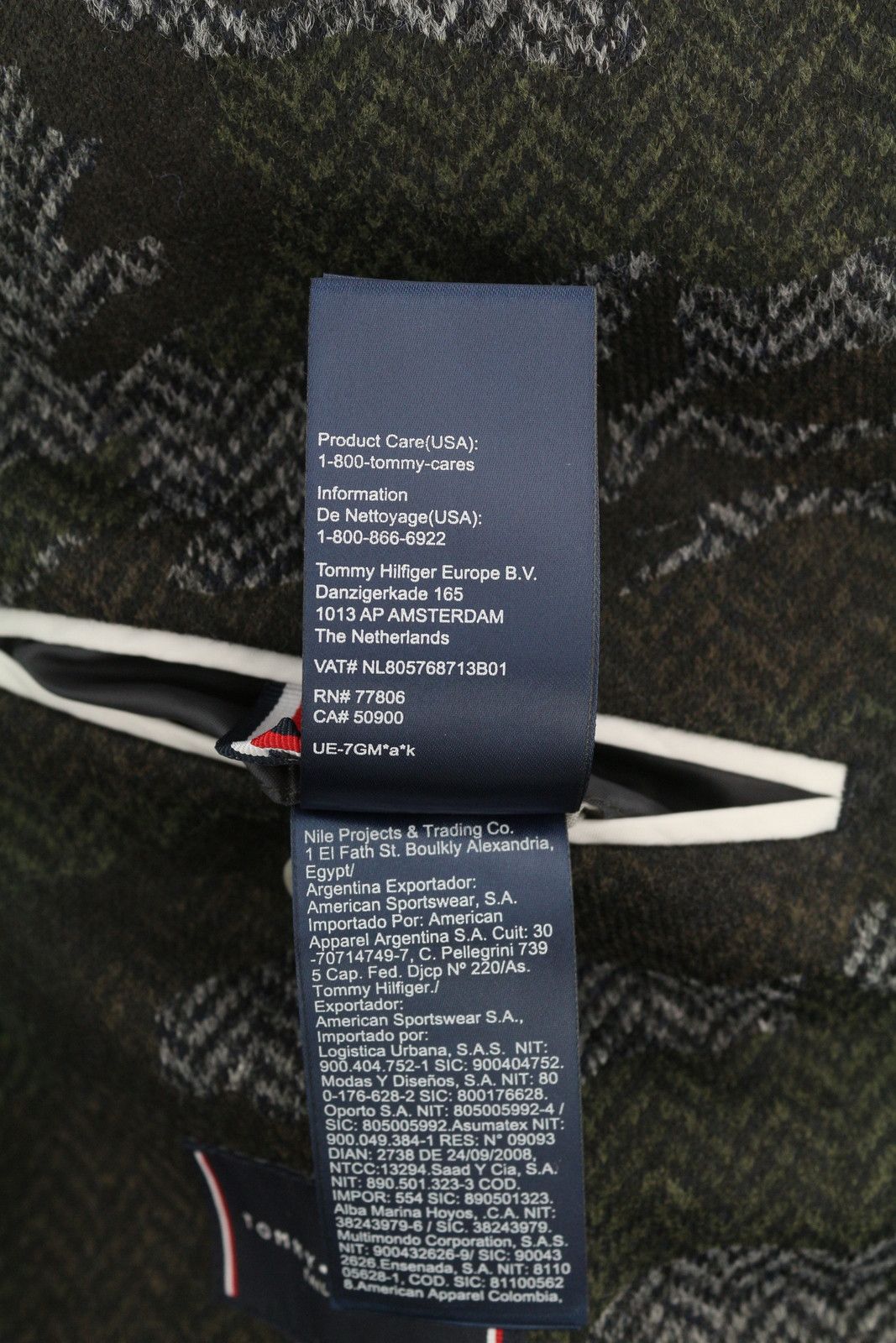 Tommy Hilfiger JERSEY RAW CUT SLIM XS Camouflage THFlex Wool Blazer 85174 Size US XS / EU 42 / 0 - 12 Thumbnail