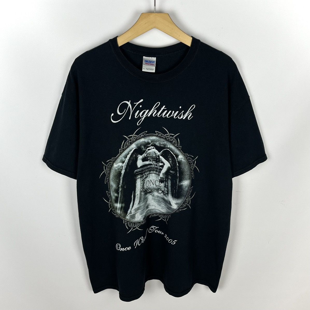 Band Tees Vintage Nightwish rock band once world tour tee 2005 Size US XL / EU 56 / 4 - 1 Thumbnail