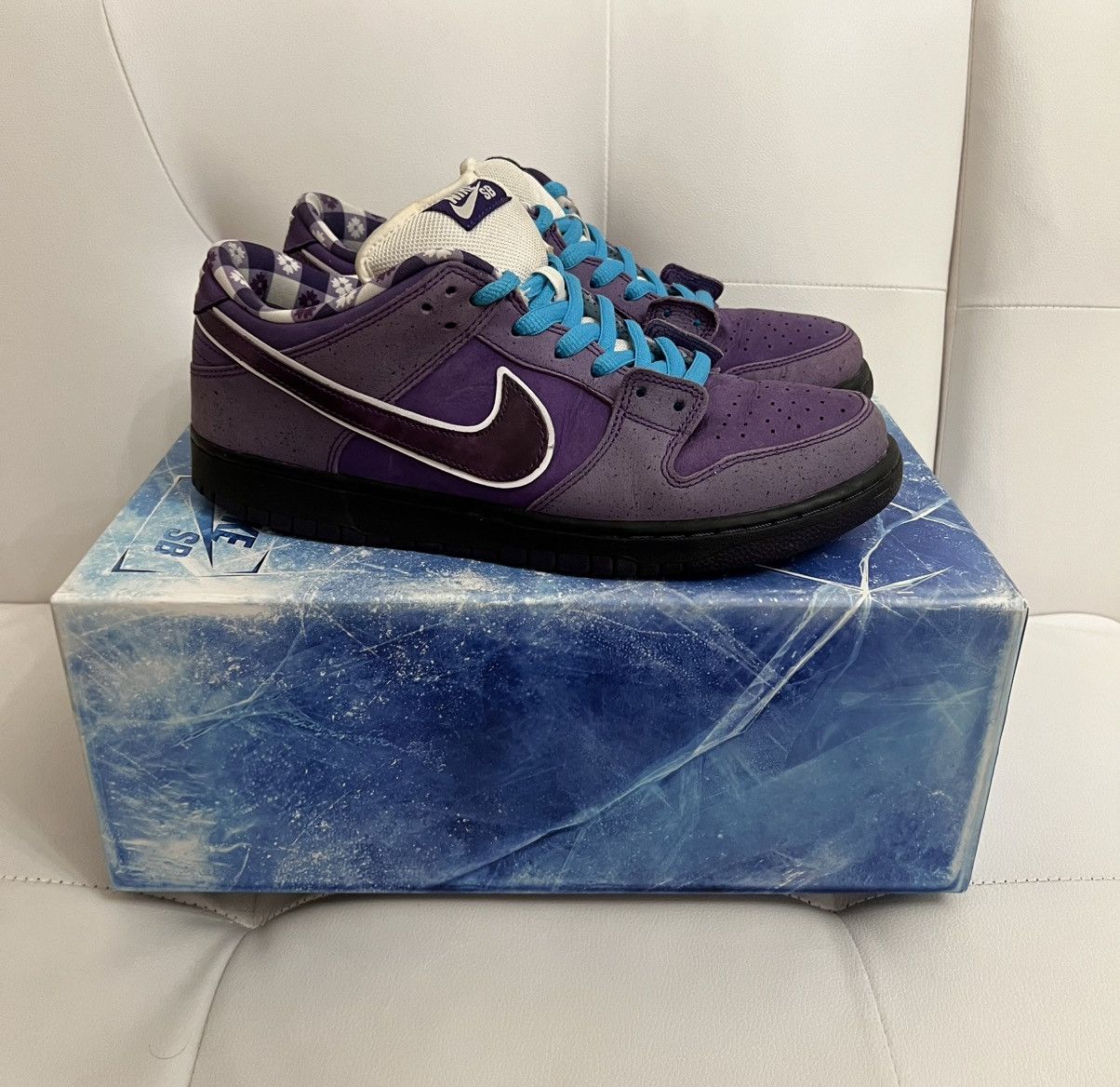CNCPTS × Nike Nike SB Dunk Low Pro Purple Lobster Sneakers Men’s Size 10 Size US 10 / EU 43 - 1 Thumbnail