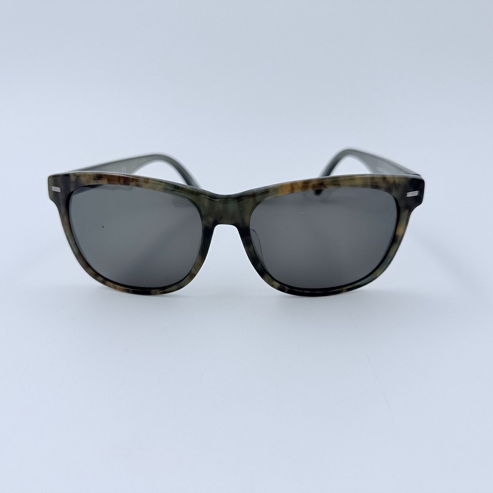Ermenegildo Zegna NEW Ermenegildo Zegna EZ0028-F 55D Polarized Gray Havana Size ONE SIZE - 6 Thumbnail