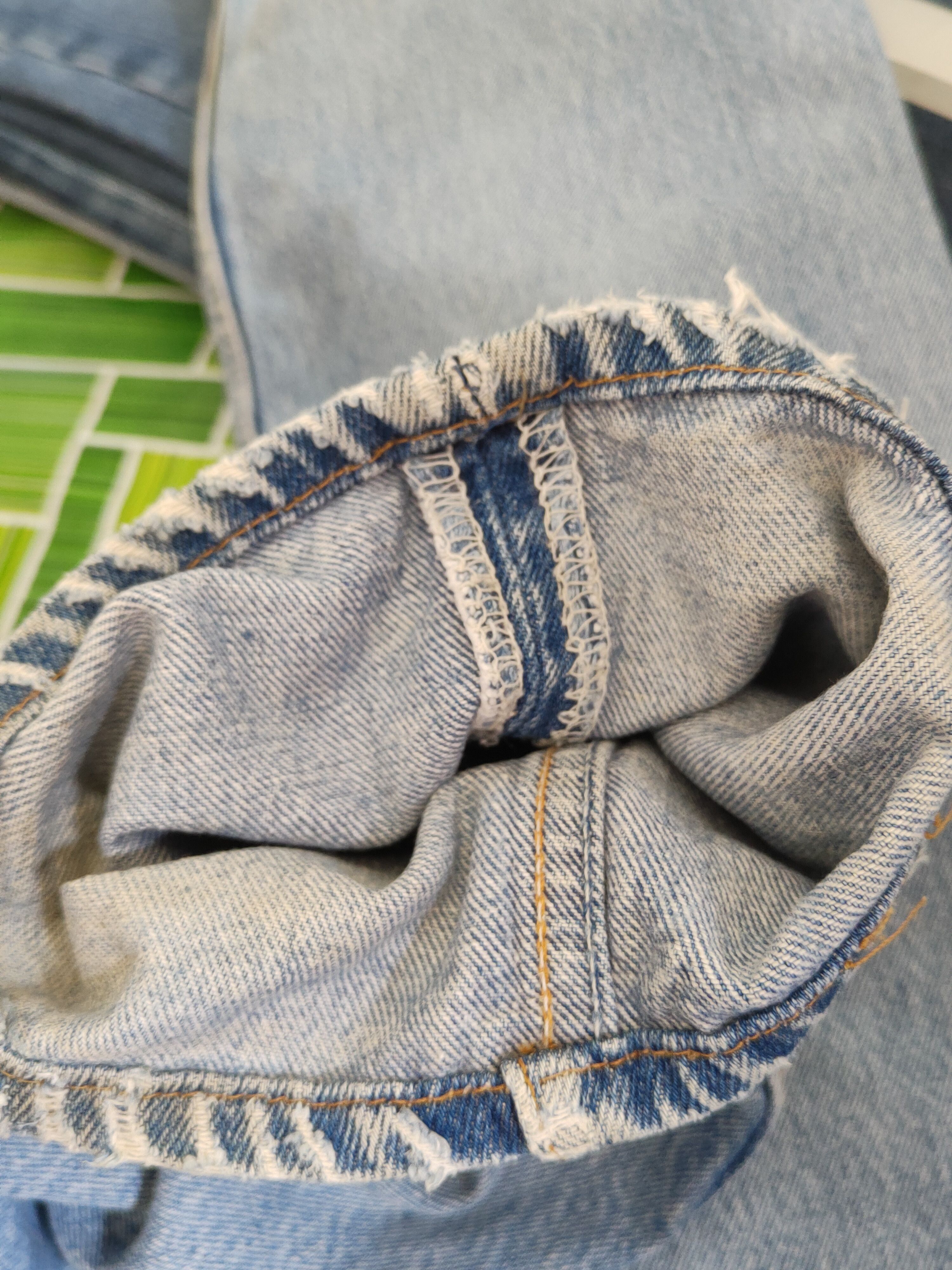 Levi's DL 501 Levi's Blue Distressed Denim vintage Pants #S1373 Size US 33 - 14 Thumbnail
