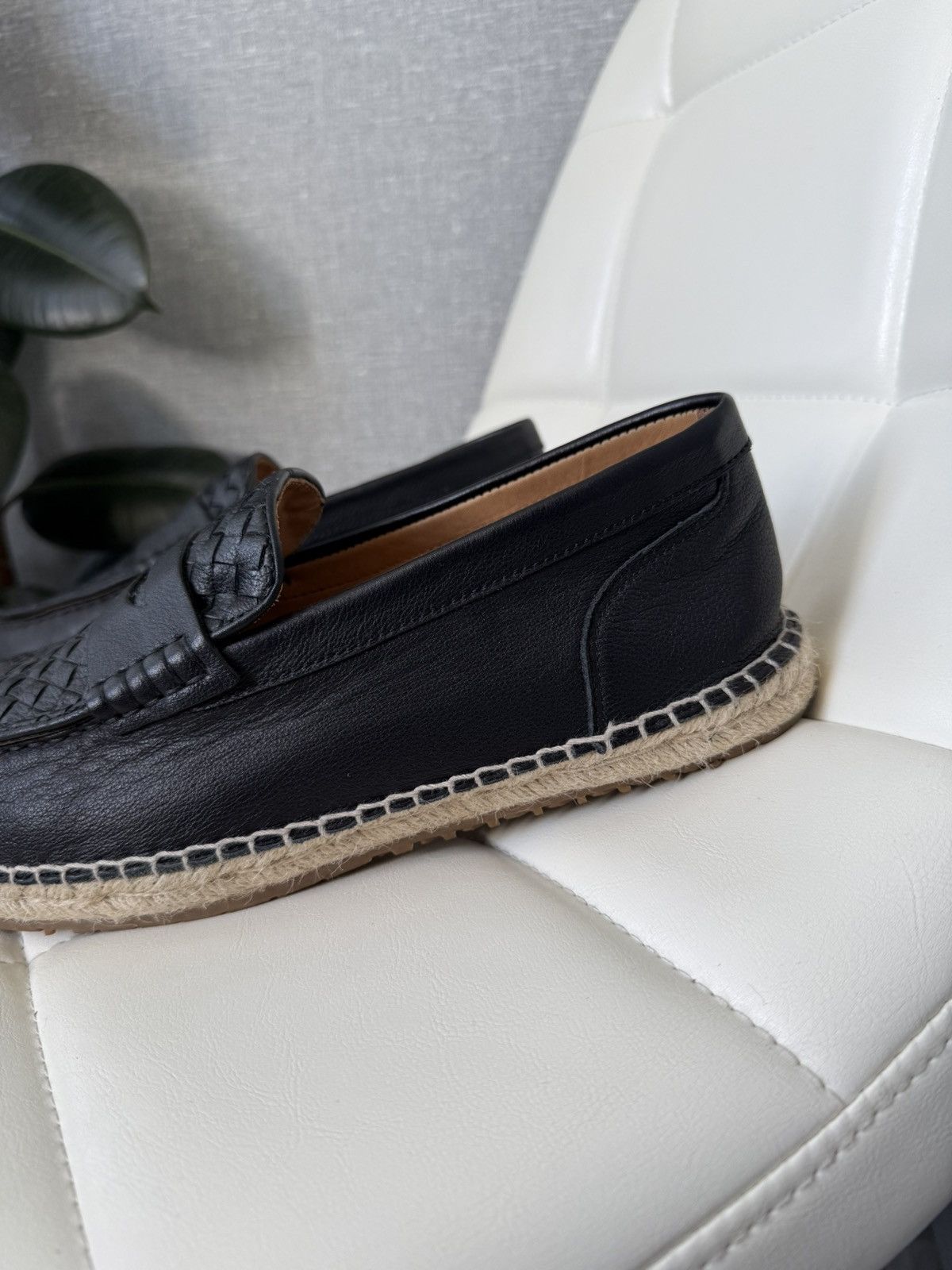 Bottega Veneta Bottega Veneta Woven Leather Loafers Shoes Espadrille Sole Size US 8 / EU 41 - 4 Thumbnail