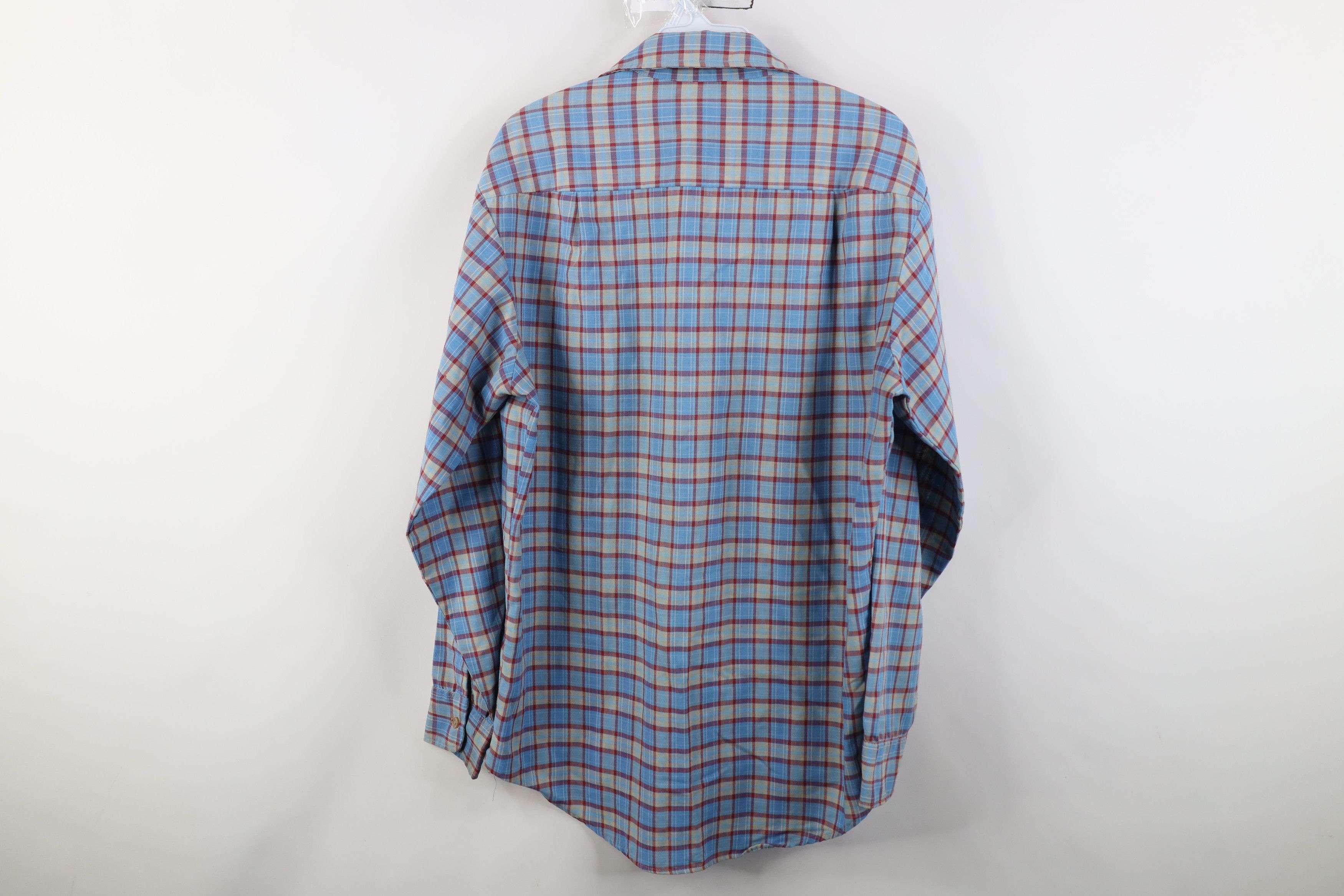 Vintage Vintage 70s Big Mac Knit Collared Button Shirt Plaid USA Size US M / EU 48-50 / 2 - 12 Thumbnail