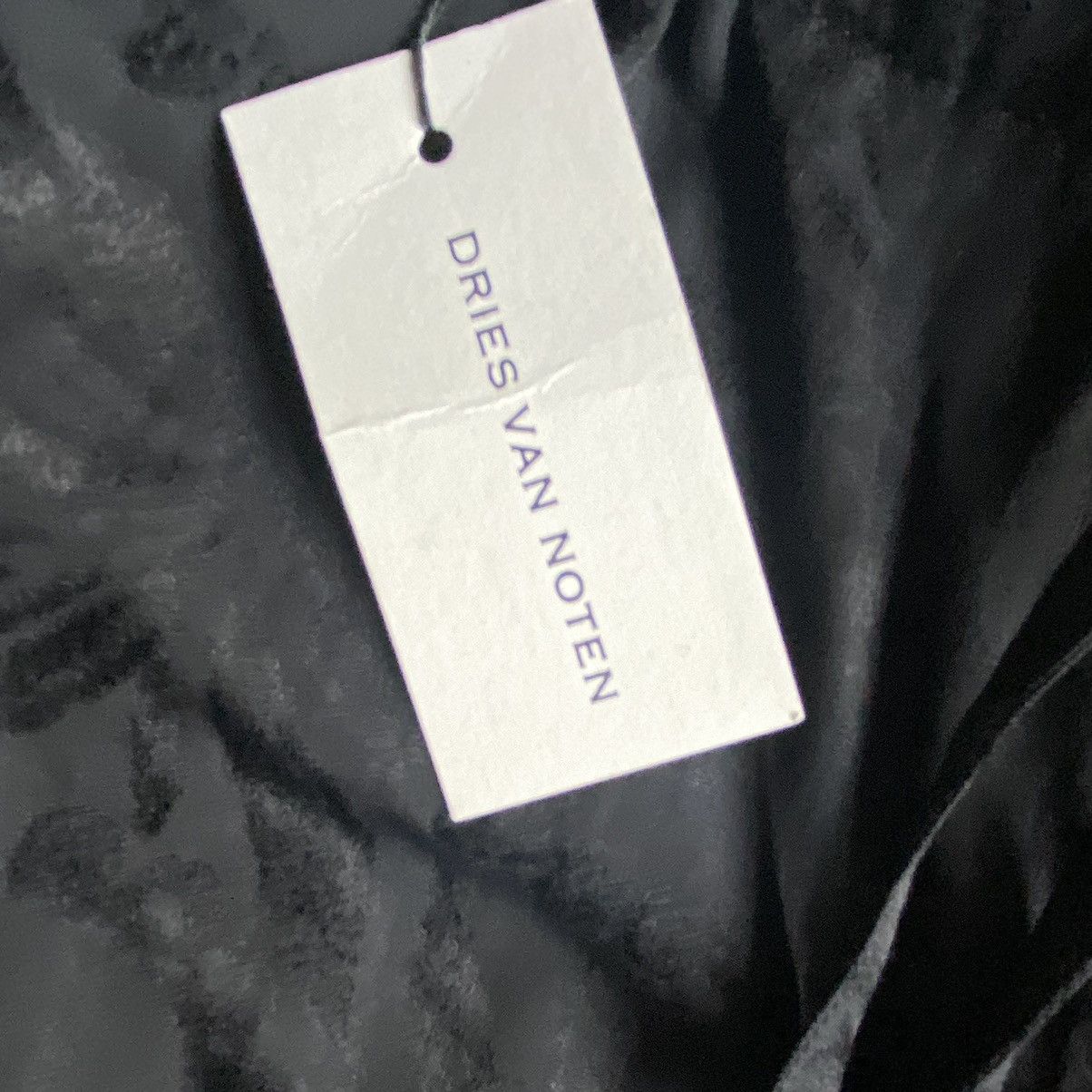 Dries Van Noten Fall 2019 Black Jacquard Floral Rayon Blend Drawstring Pants Size US 32 / EU 48 - 5 Thumbnail