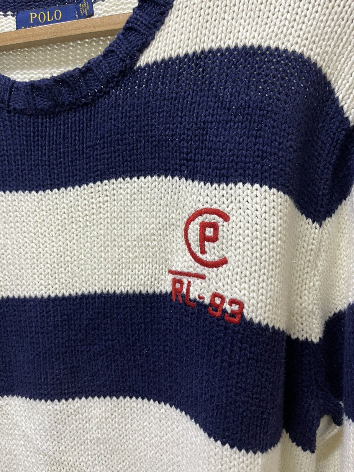 Polo Ralph Lauren Polo Ralph Lauren CP RL-93 Knitted Jumper (L) Size US L / EU 52-54 / 3 - 4 Thumbnail