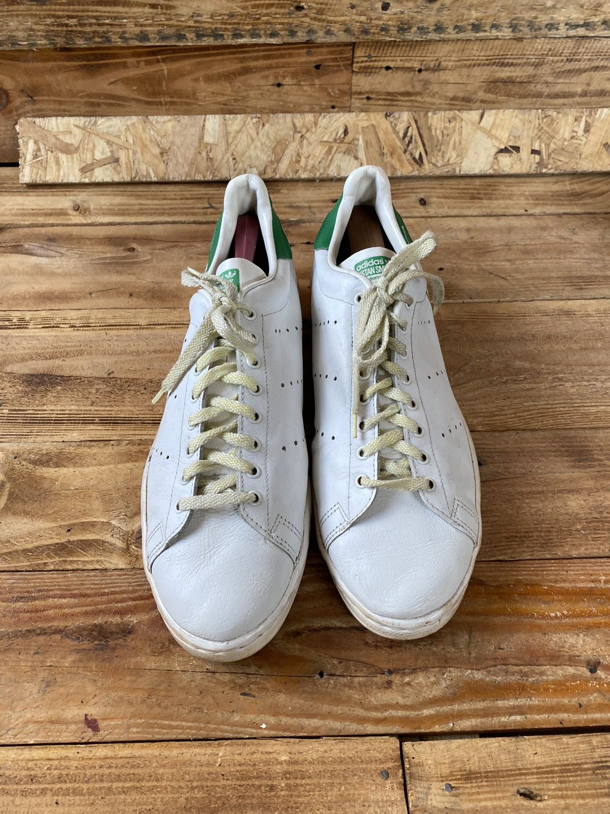 Adidas Adidas vintage stansmith low-top white leather sneakers Uk12 Size US 13 / EU 46 - 2 Thumbnail