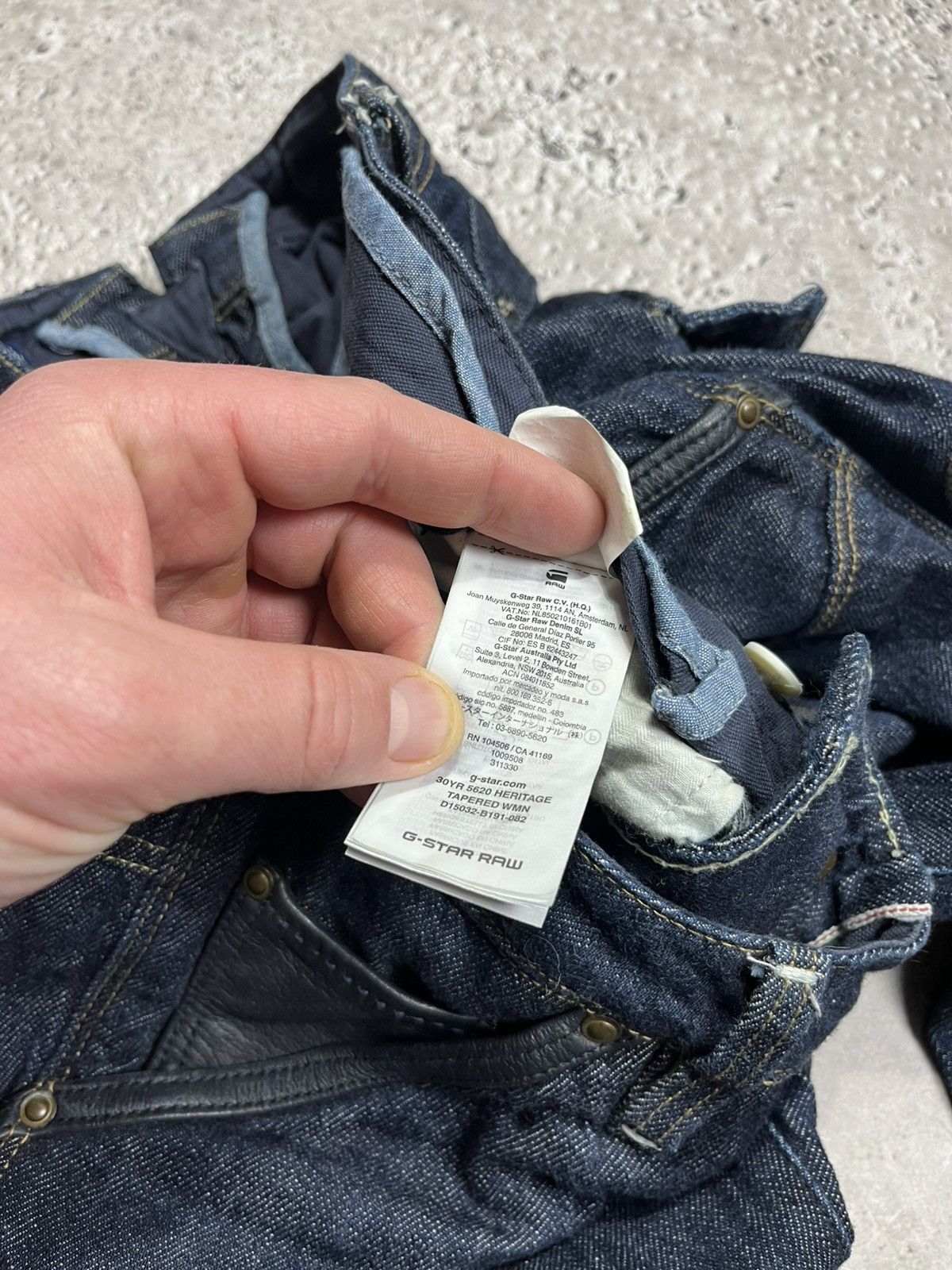 G-Star G Star Raw 5620 Heritage Tapered Jeans W29 Size US 29 - 13 Thumbnail
