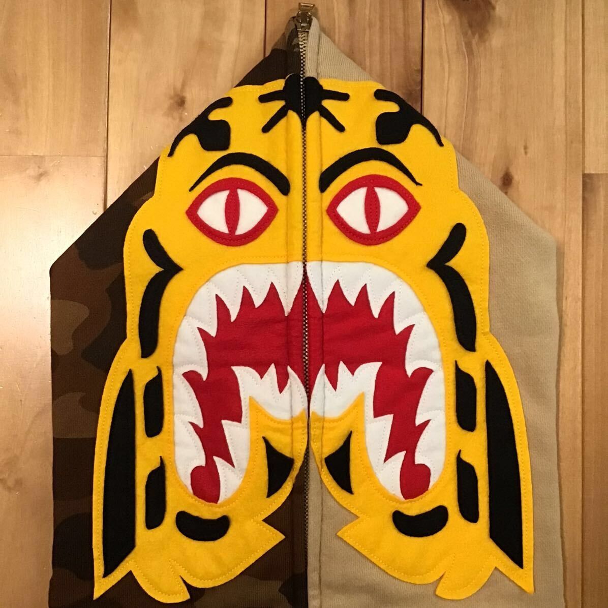 Bape × Nigo BAPE Tiger full zip hoodie brown camo a bathing ape NIGO Size US L / EU 52-54 / 3 - 3 Thumbnail