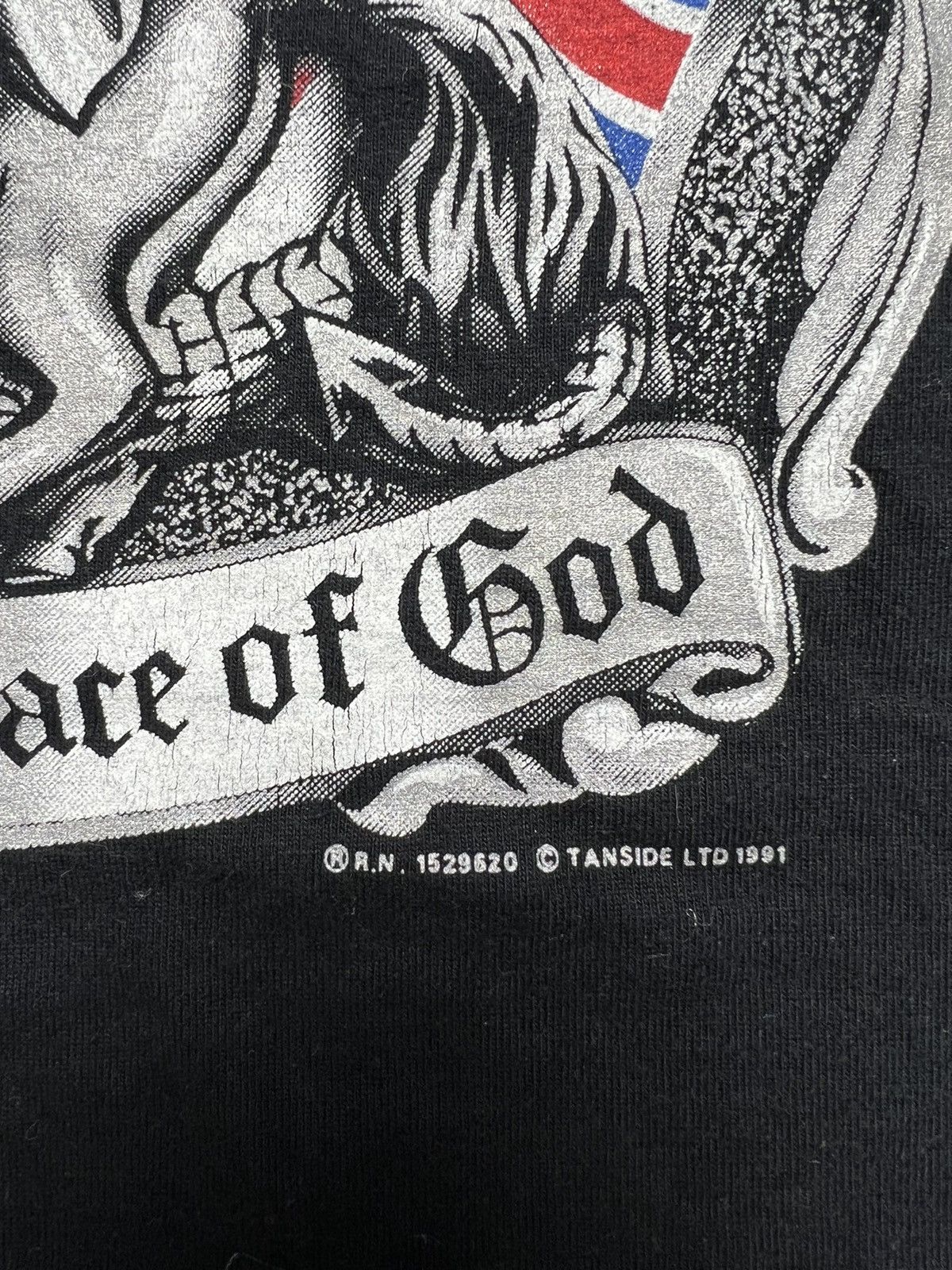 Vintage Tshirt British By English By The Grace Of Good 1991s Vintage Size US XXL / EU 58 / 5 - 3 Thumbnail
