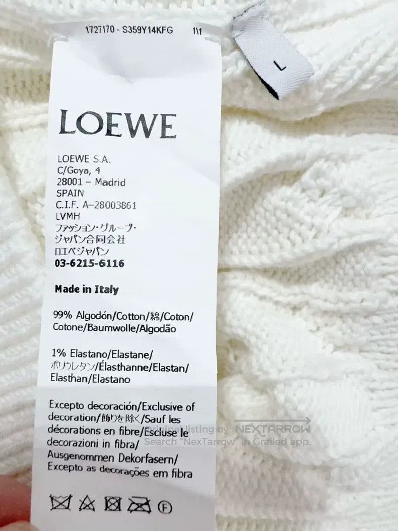 Loewe Loewe Embroidered Logo Sweater Size L / US 10 / IT 46 - 6 Thumbnail
