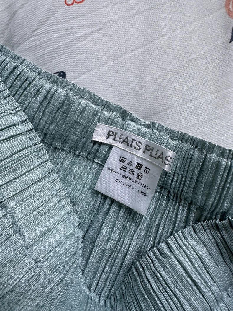 Issey Miyake Issey Miyake size:3 Light blue pleated puff pants Size 32" / US 10 / IT 46 - 7 Thumbnail